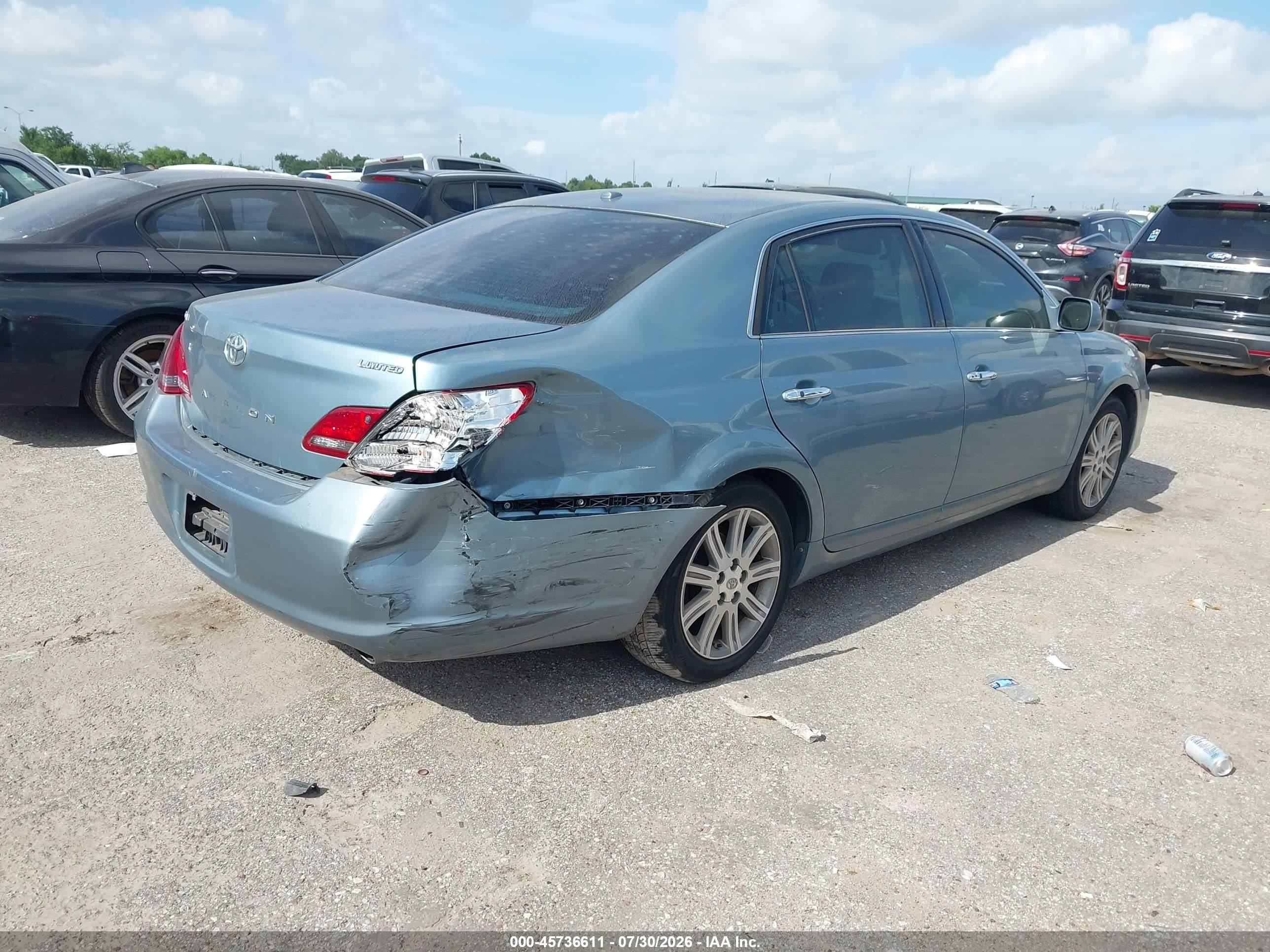 2009 Toyota Avalon Limited Light Blue vin: 4T1BK36B69U333821