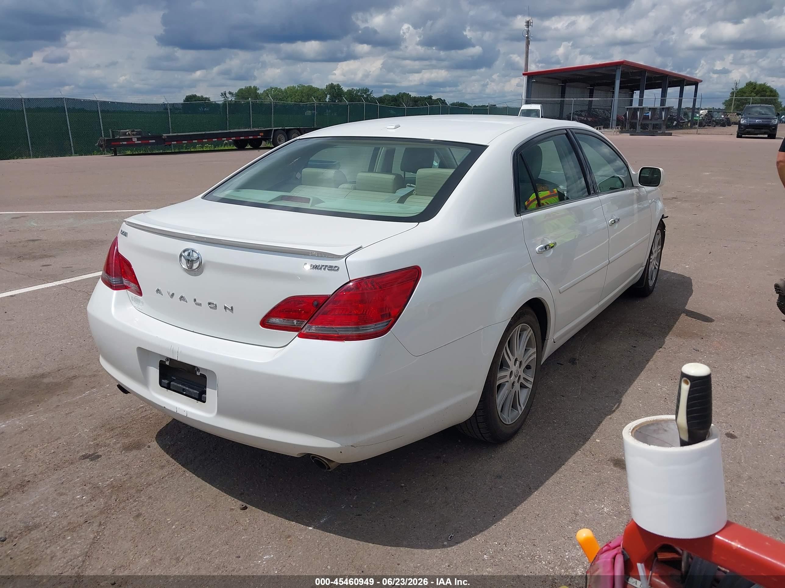 2009 Toyota Avalon Limited White vin: 4T1BK36B69U345211