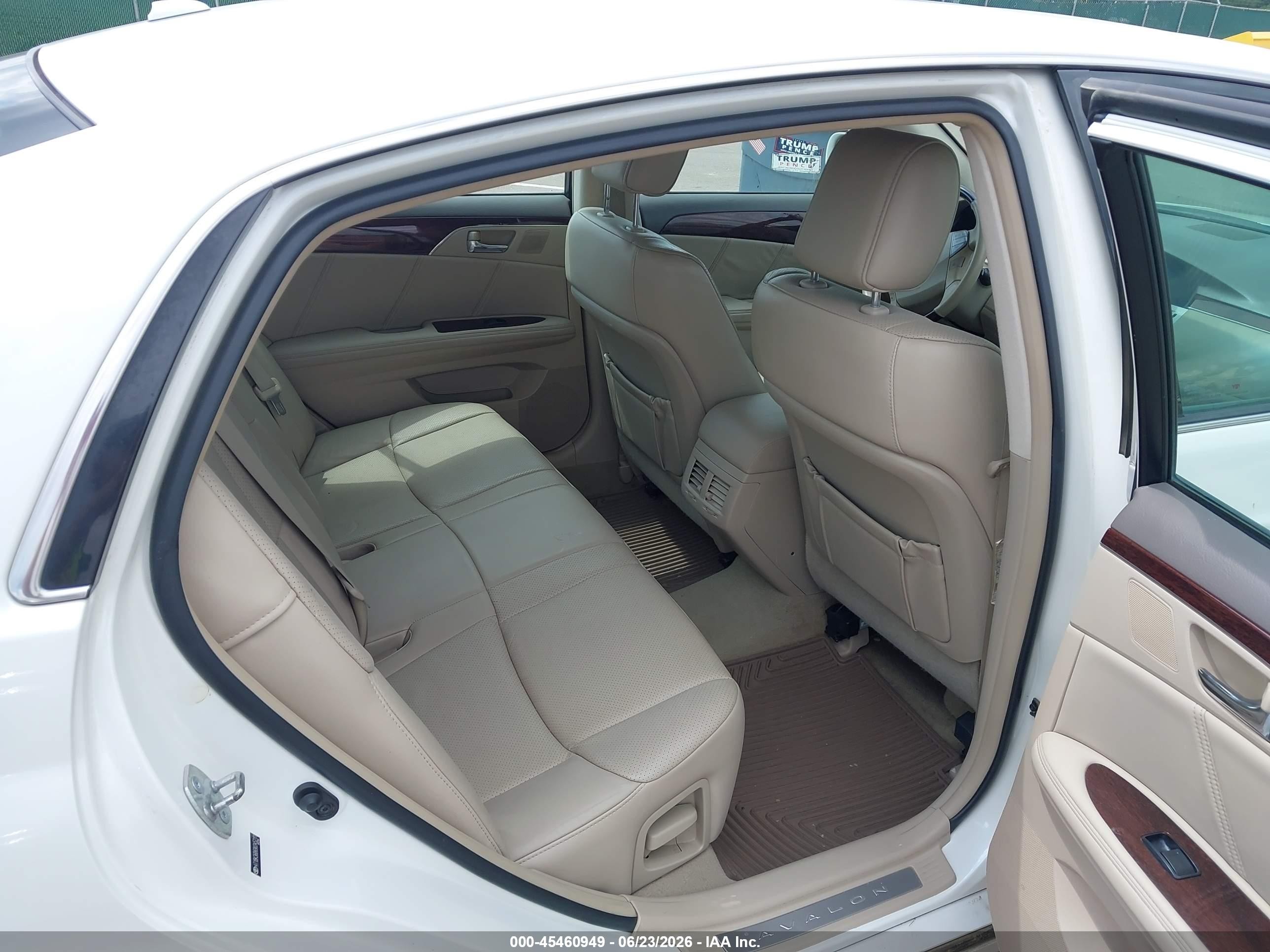 2009 Toyota Avalon Limited White vin: 4T1BK36B69U345211