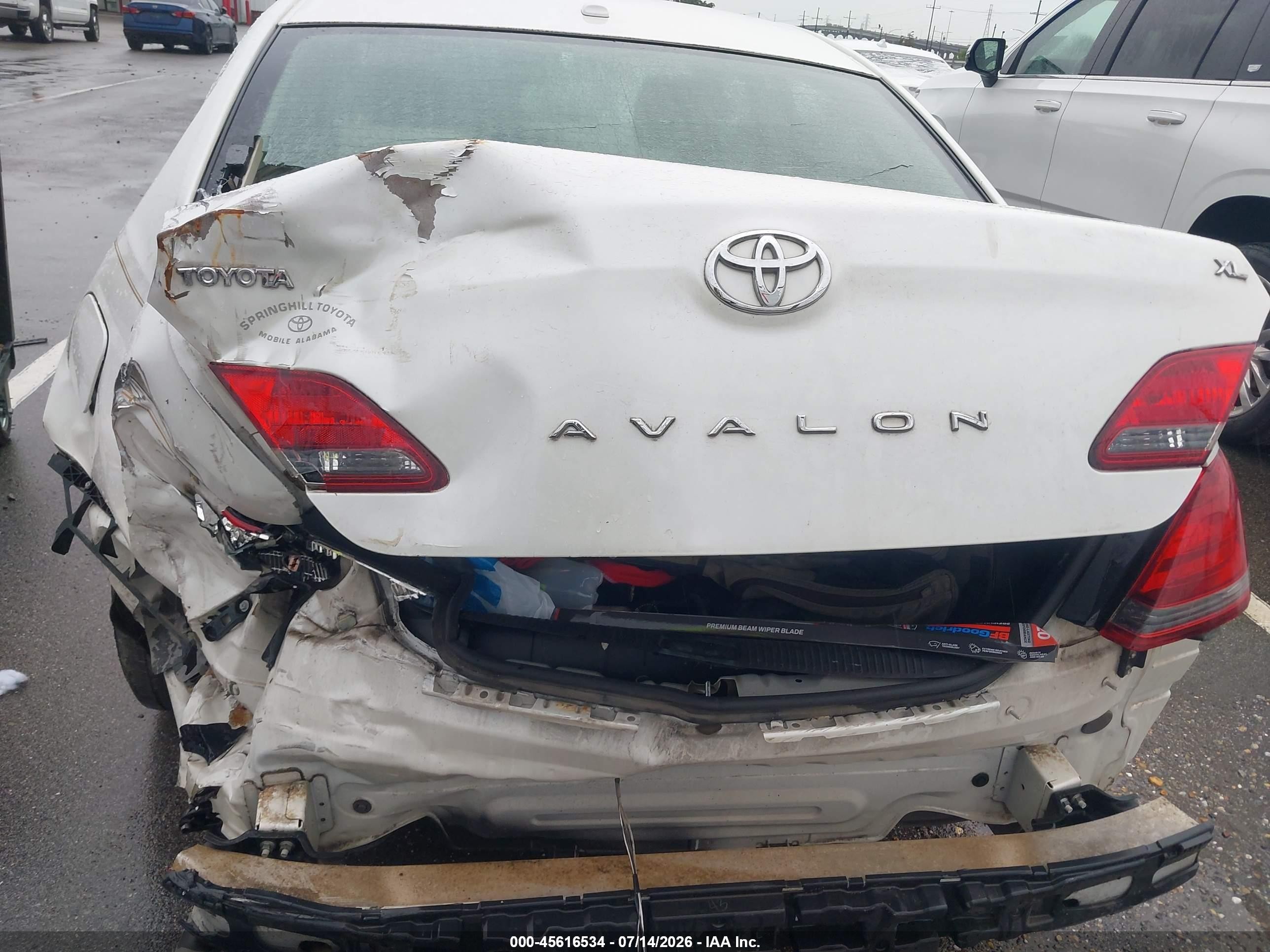 2009 Toyota Avalon Xl Белый vin: 4T1BK36B69U347072