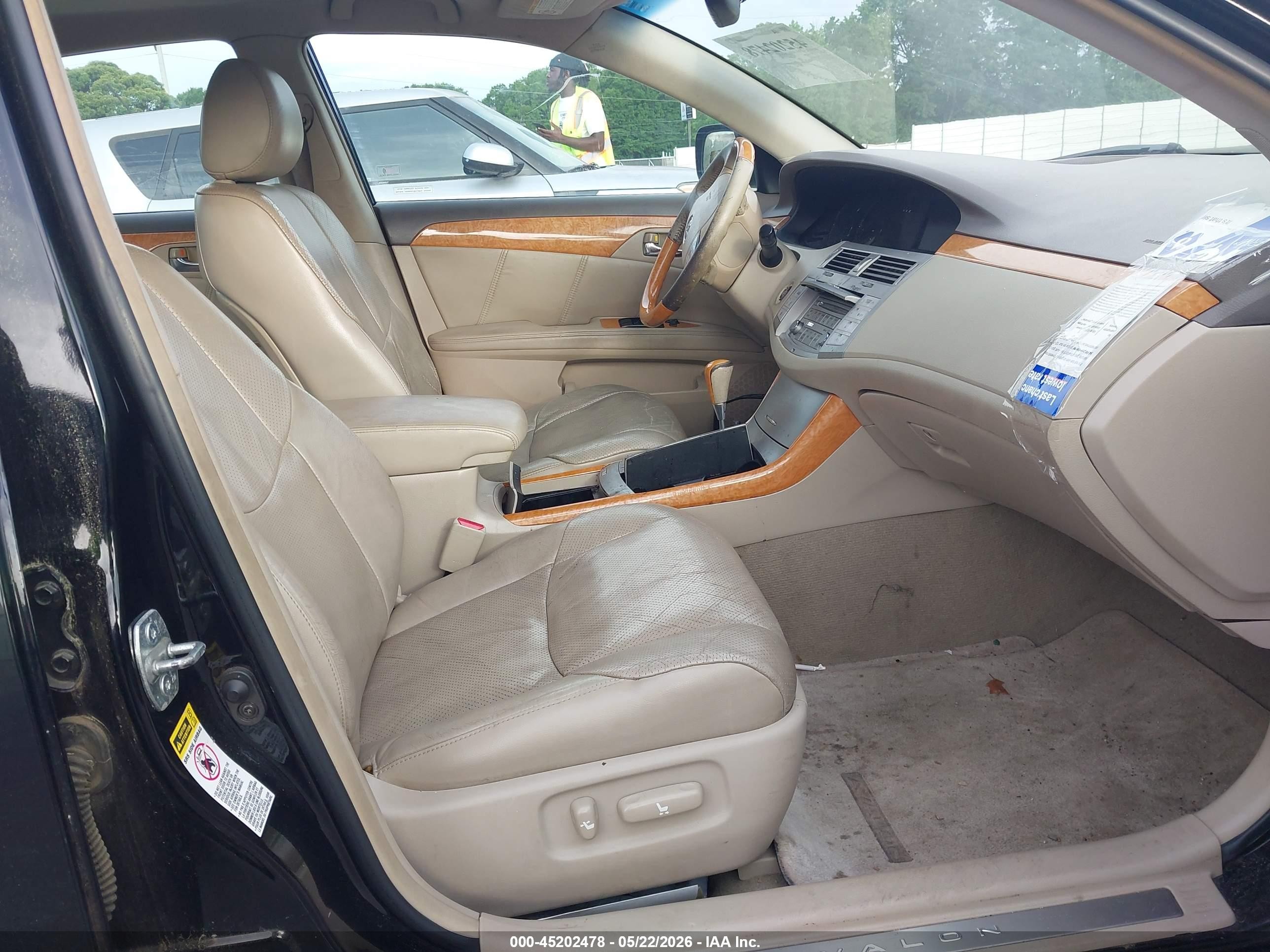 2005 Toyota Avalon Limited Black vin: 4T1BK36B75U013112