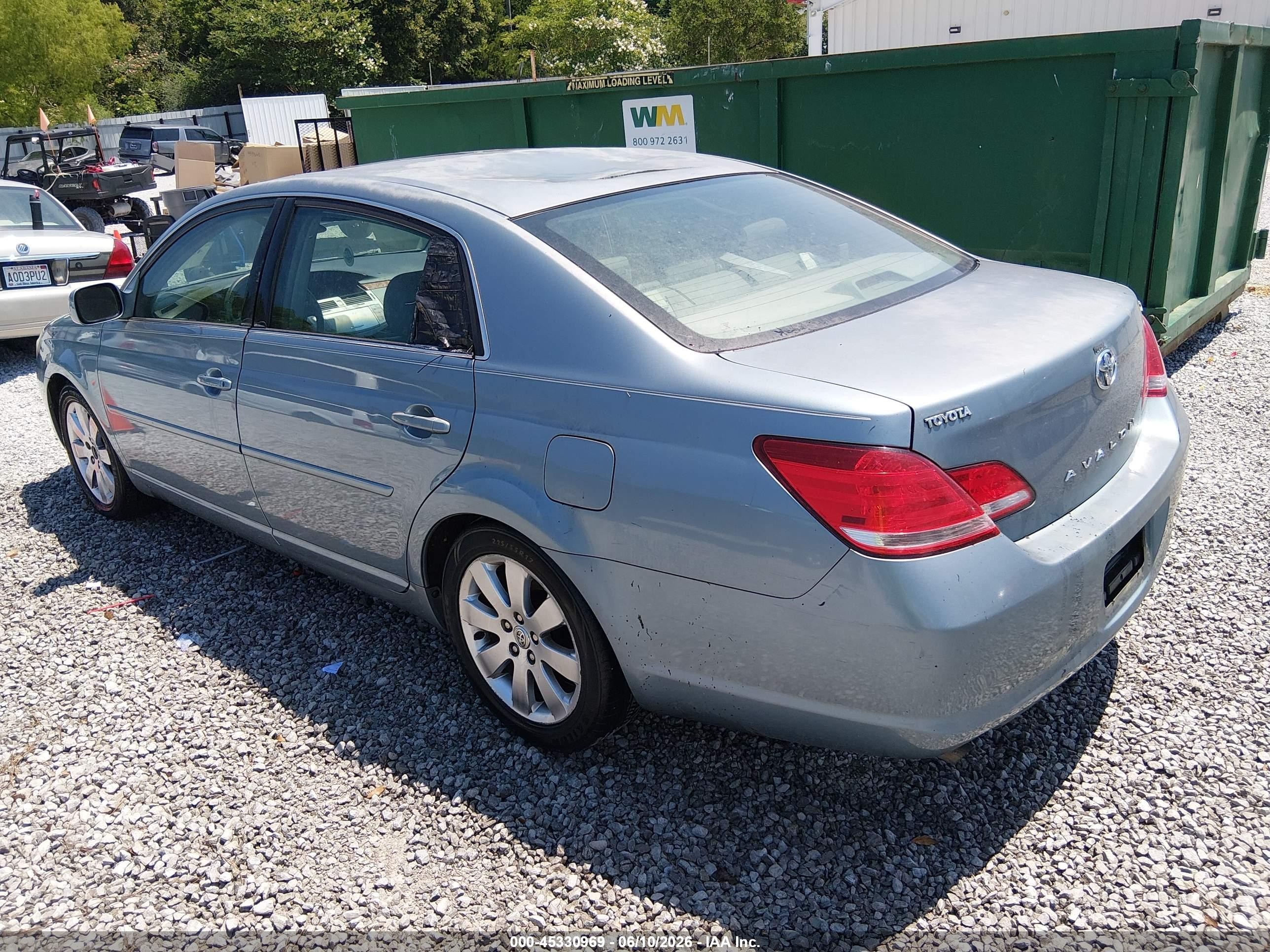 2005 Toyota Avalon Xls Light Blue vin: 4T1BK36B75U019248