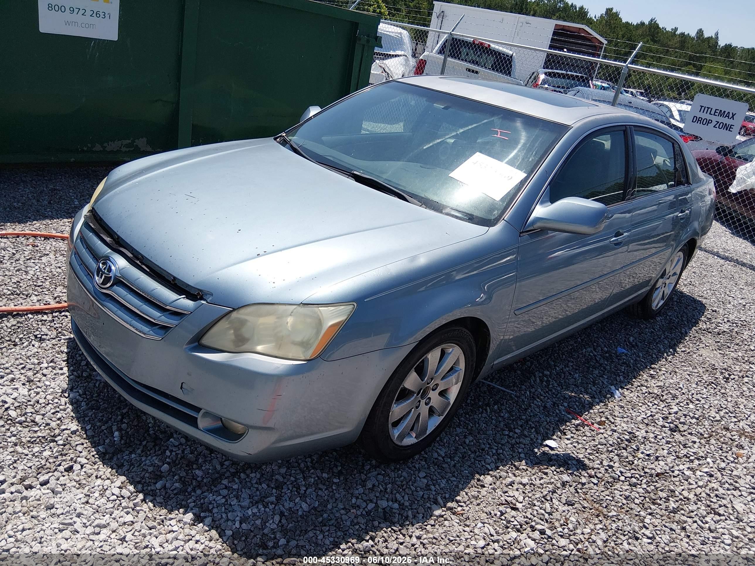 2005 Toyota Avalon Xls Light Blue vin: 4T1BK36B75U019248