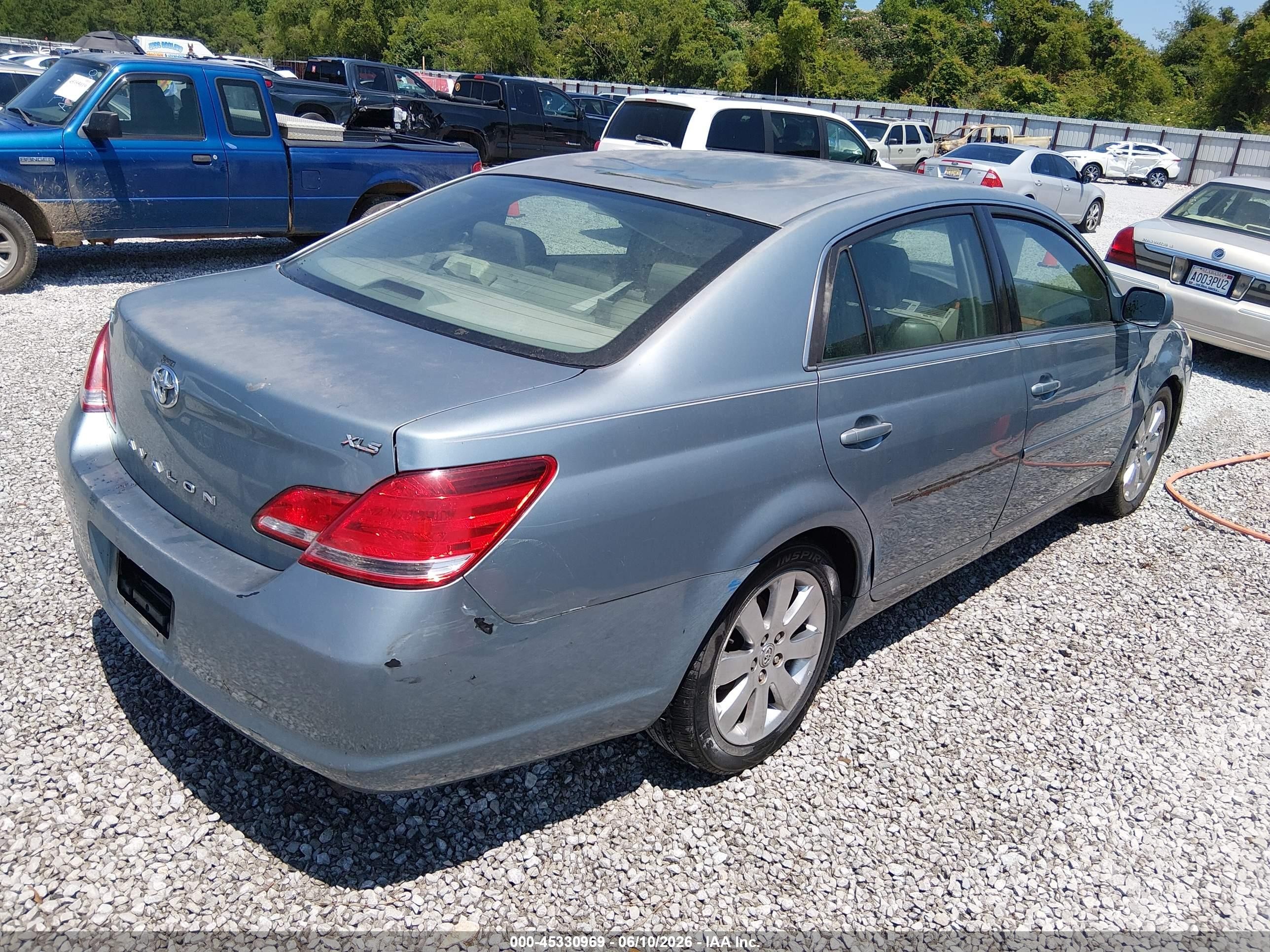 2005 Toyota Avalon Xls Light Blue vin: 4T1BK36B75U019248