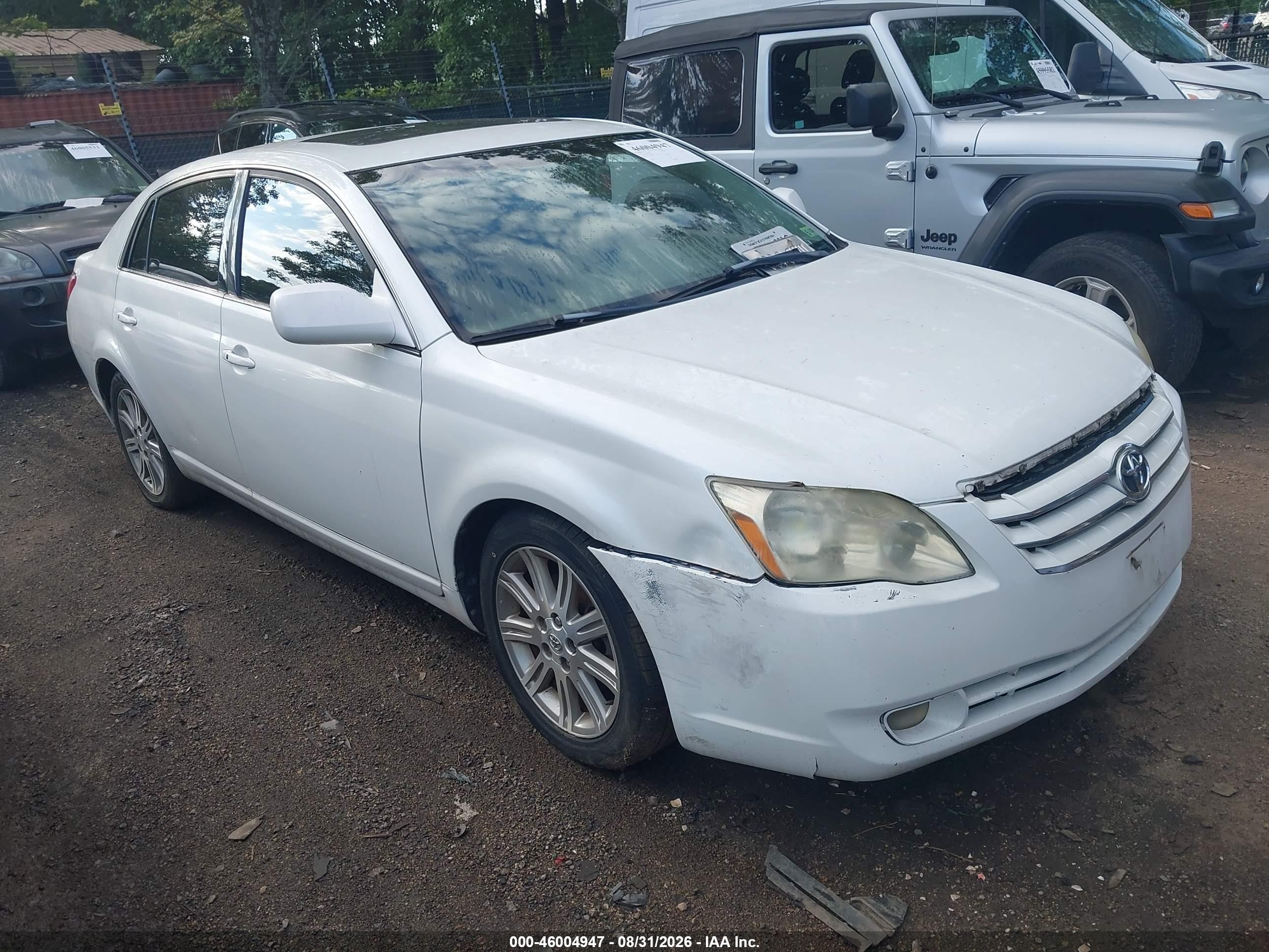 2005 Toyota Avalon Limited White vin: 4T1BK36B75U056526