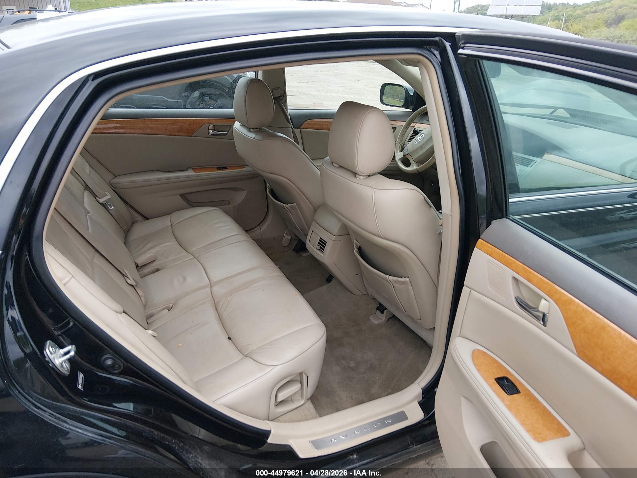 2006 Toyota Avalon Xls Black vin: 4T1BK36B76U068757