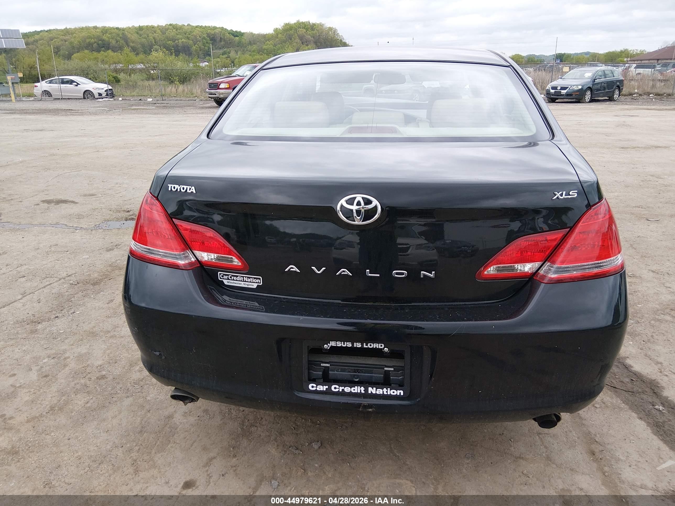 2006 Toyota Avalon Xls Black vin: 4T1BK36B76U068757