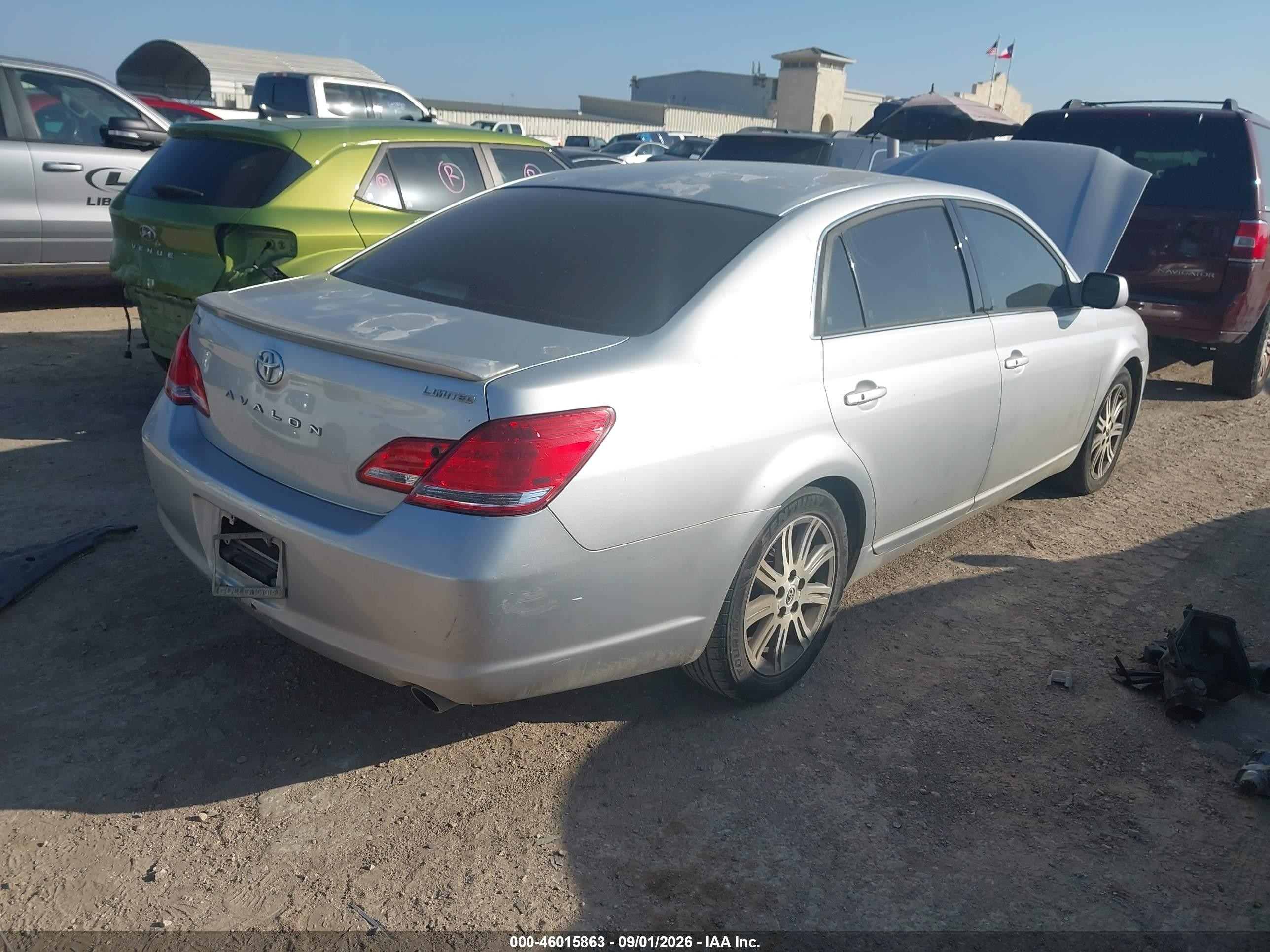 2006 Toyota Avalon Limited Серебряный vin: 4T1BK36B76U104298