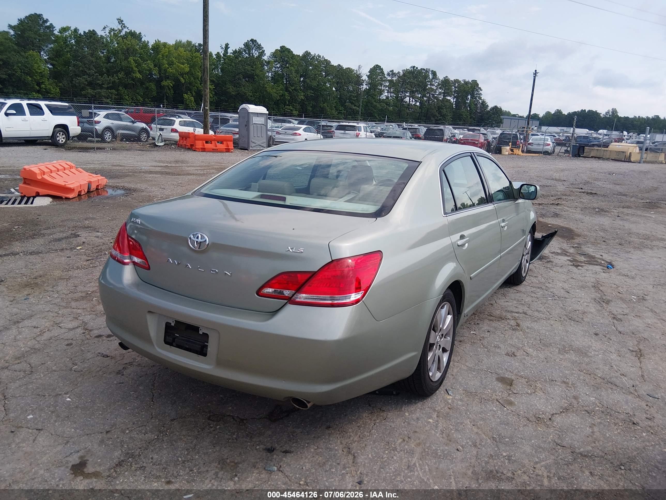 2007 Toyota Avalon Xls Green vin: 4T1BK36B77U184445