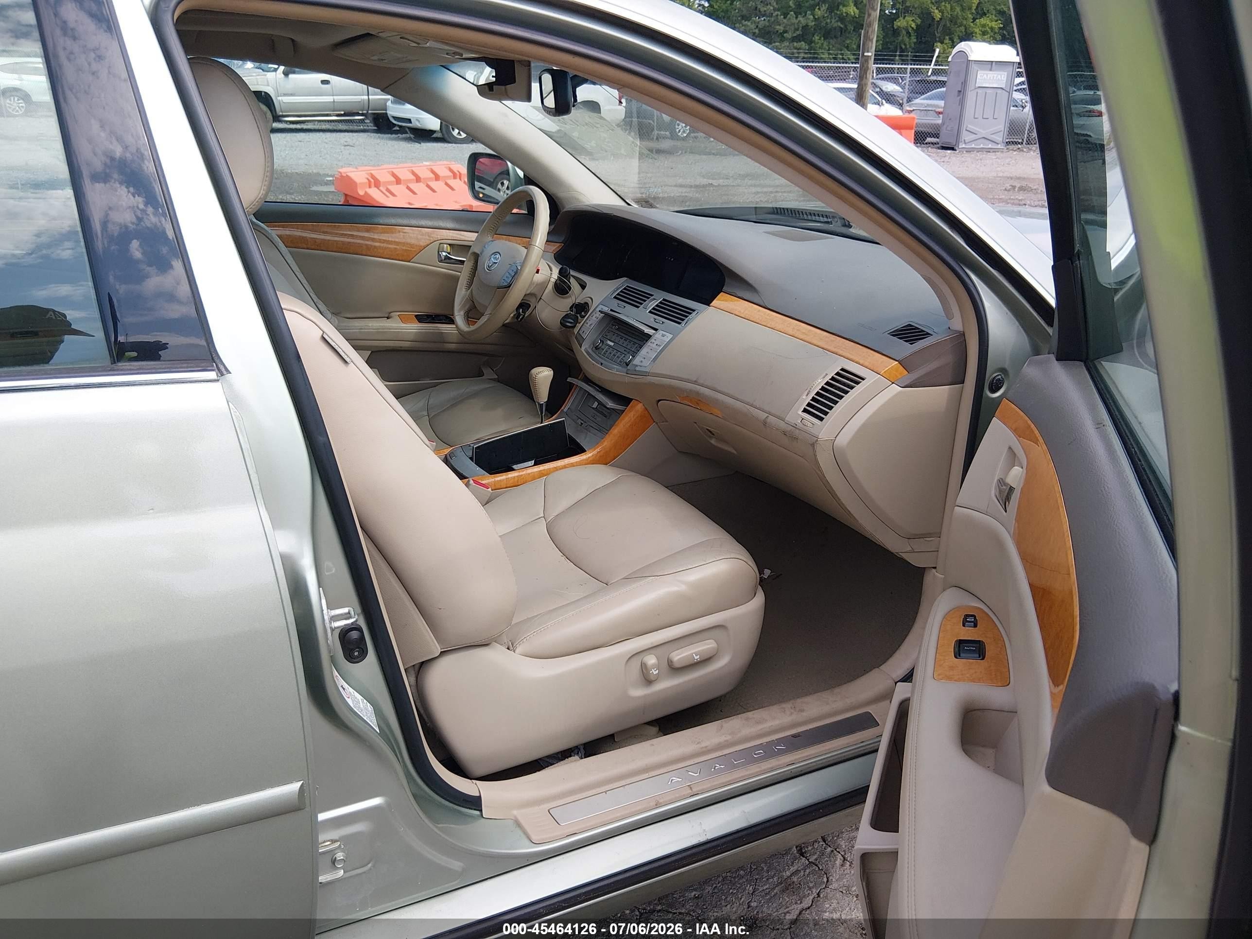 2007 Toyota Avalon Xls Green vin: 4T1BK36B77U184445