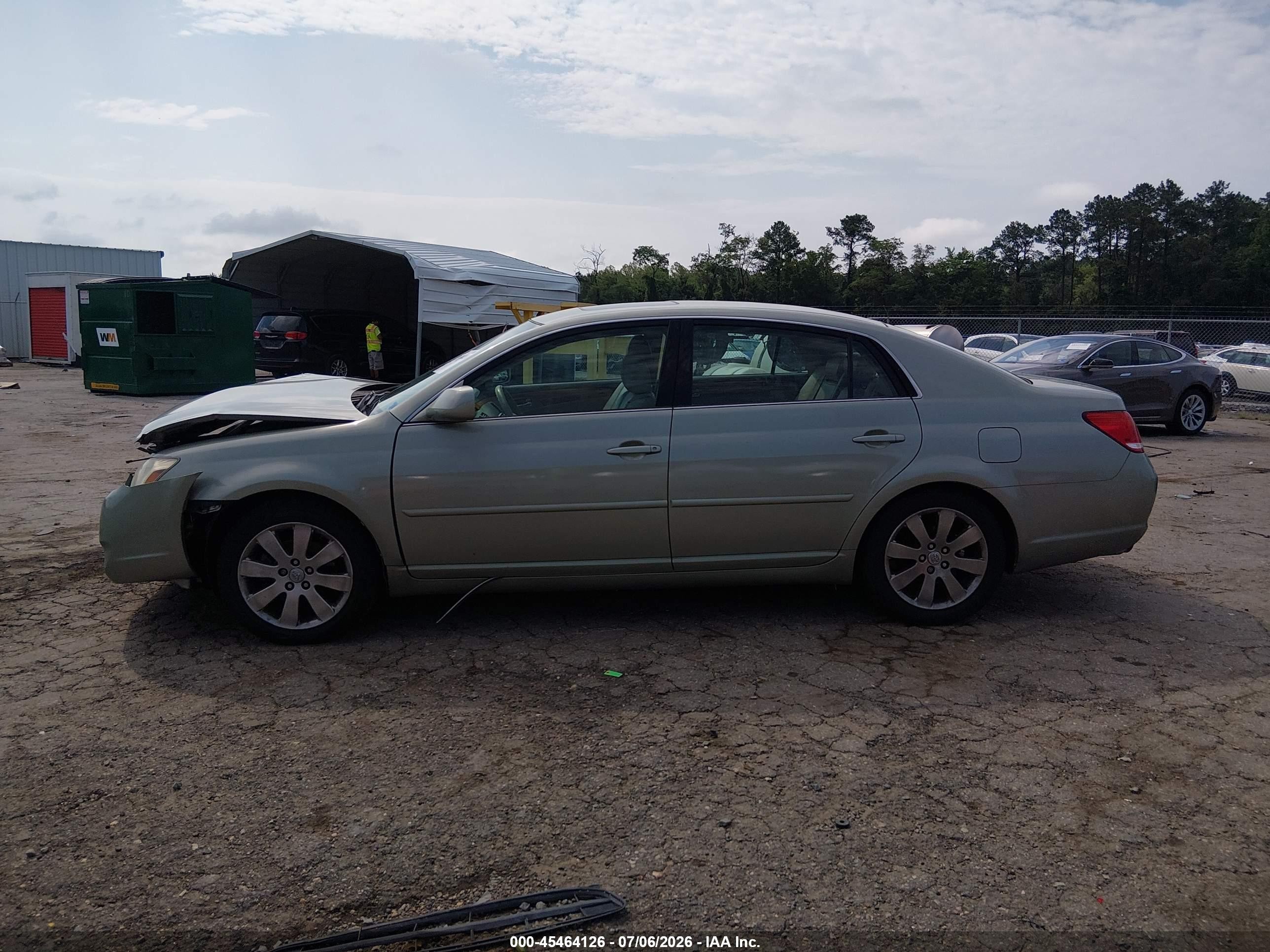 2007 Toyota Avalon Xls Green vin: 4T1BK36B77U184445