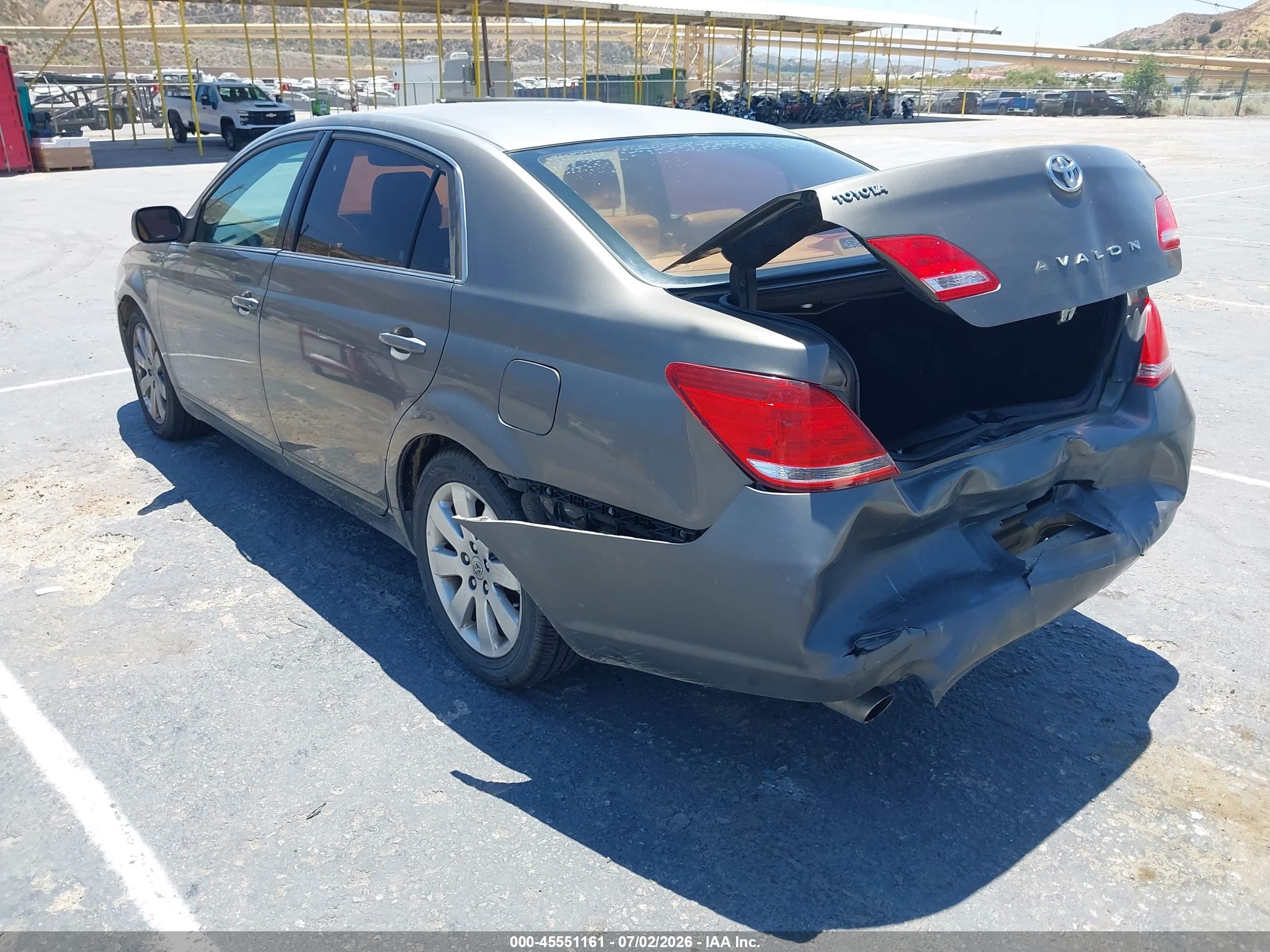 2007 Toyota Avalon Xls Серый vin: 4T1BK36B77U200272