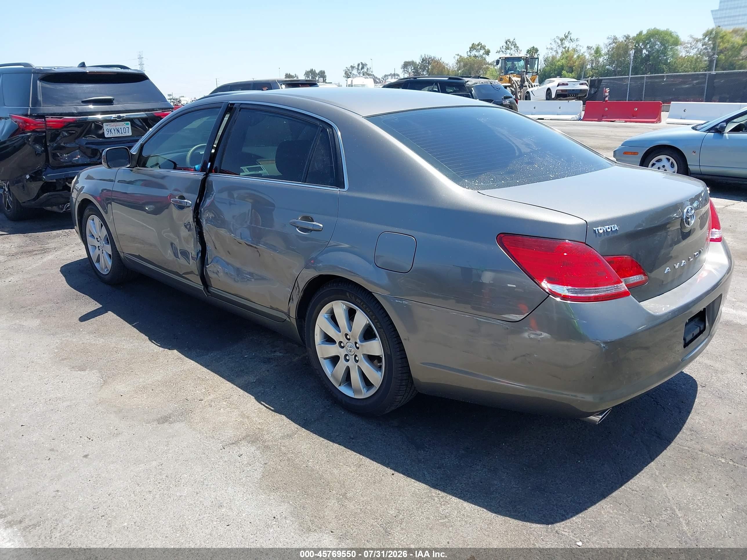 2007 Toyota Avalon Xls Gray vin: 4T1BK36B77U207772