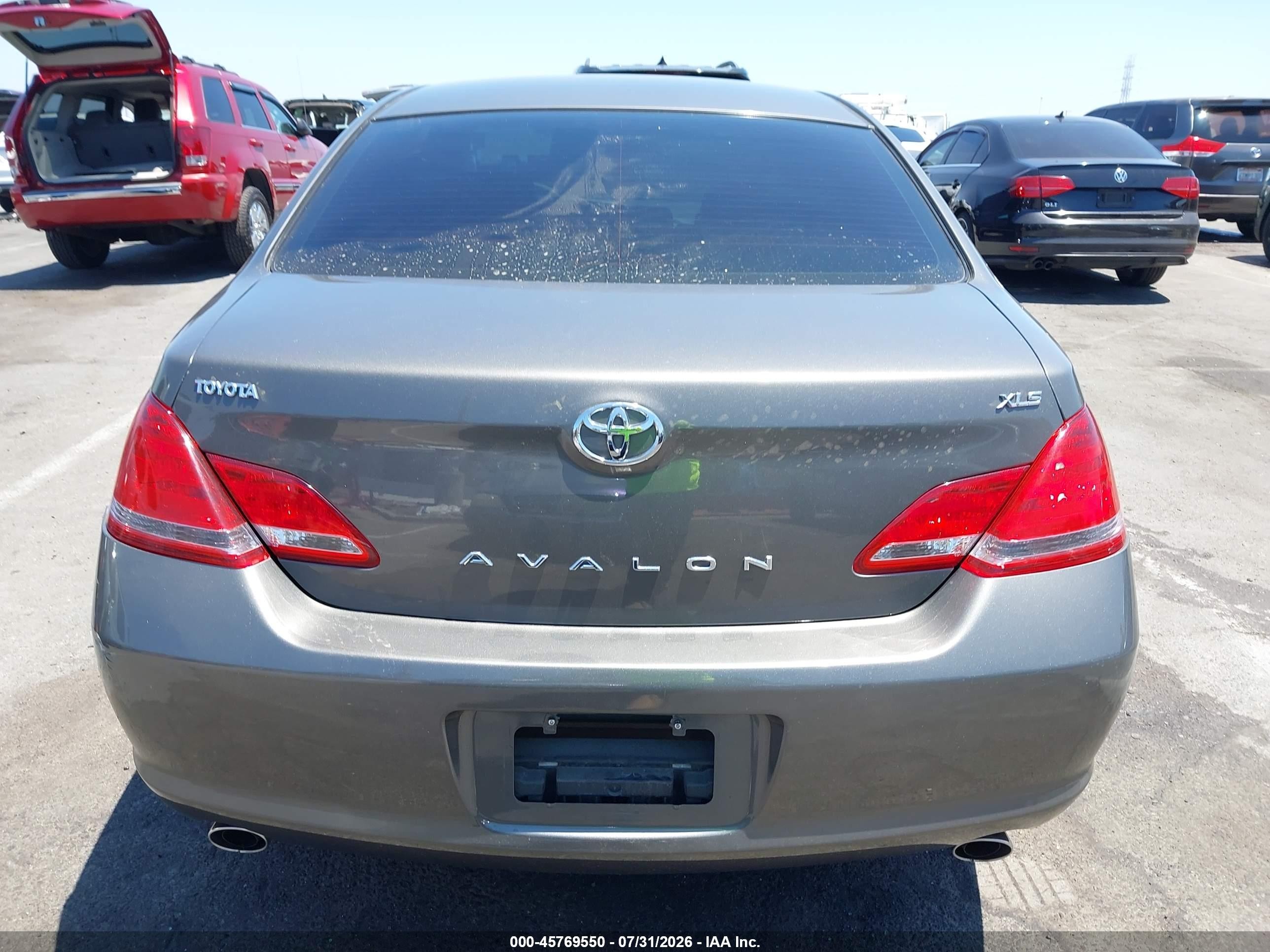 2007 Toyota Avalon Xls Gray vin: 4T1BK36B77U207772