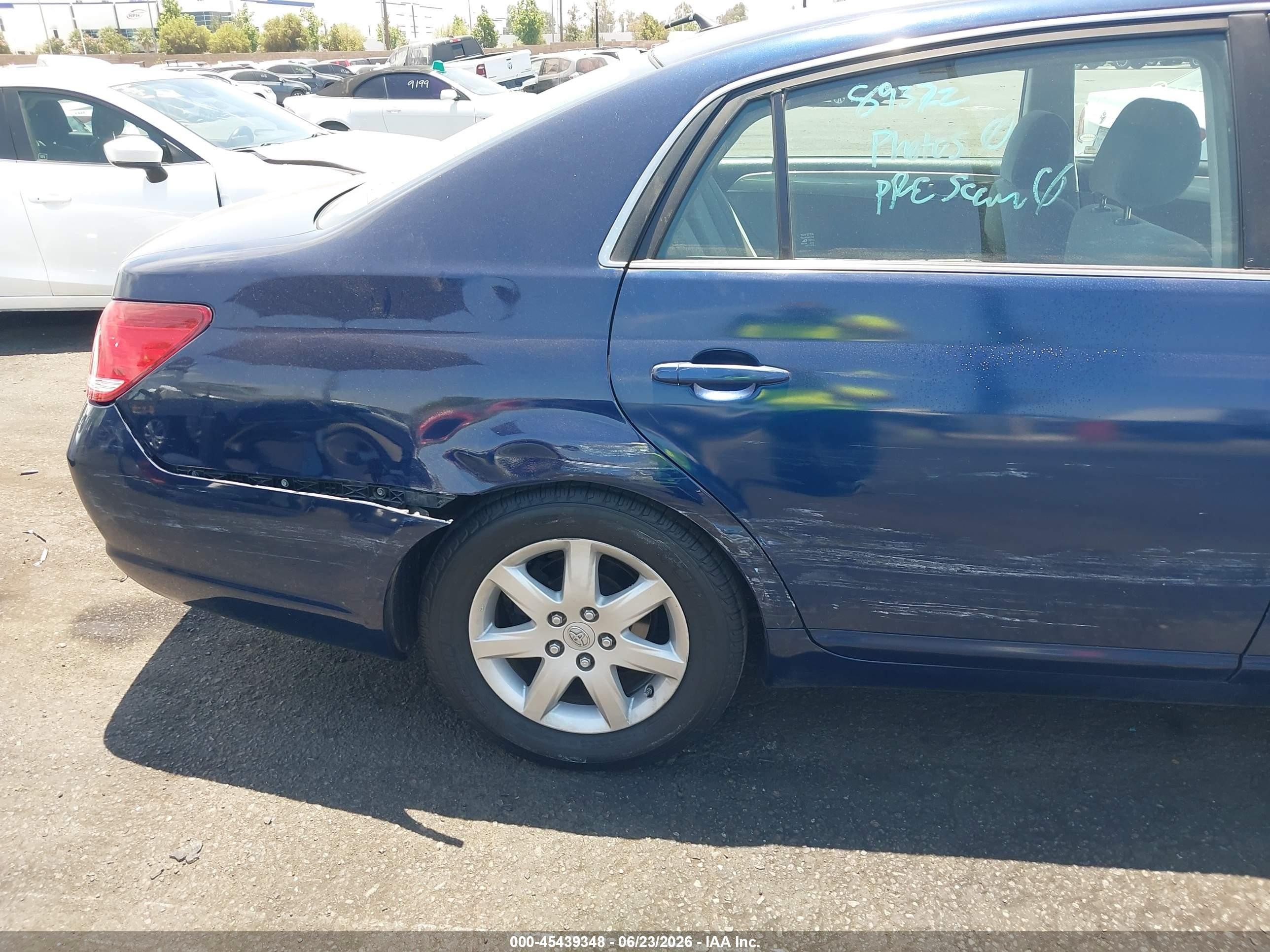 2007 Toyota Avalon Xl Blue vin: 4T1BK36B77U213510