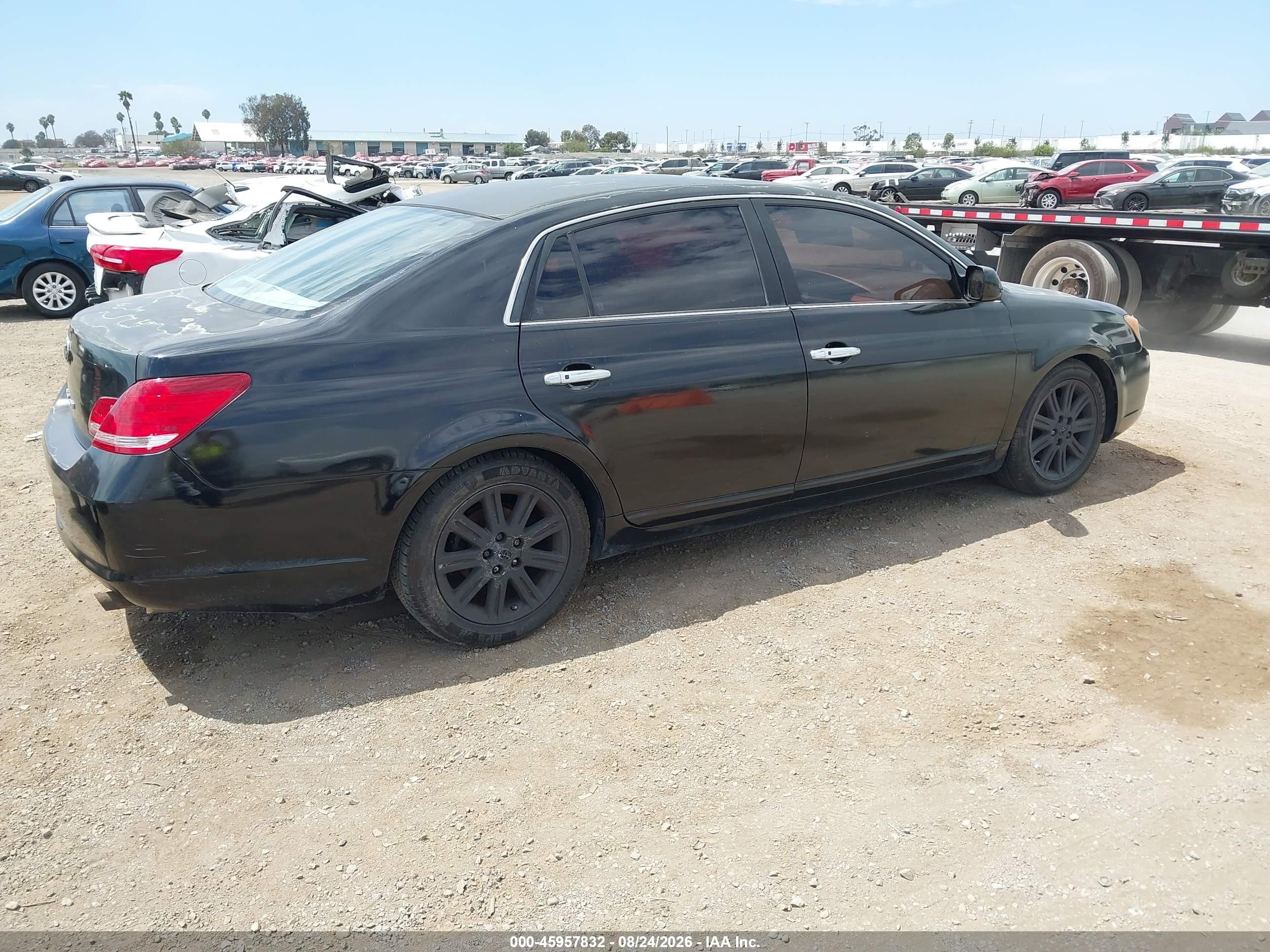 2007 Toyota Avalon Limited Black vin: 4T1BK36B77U226404