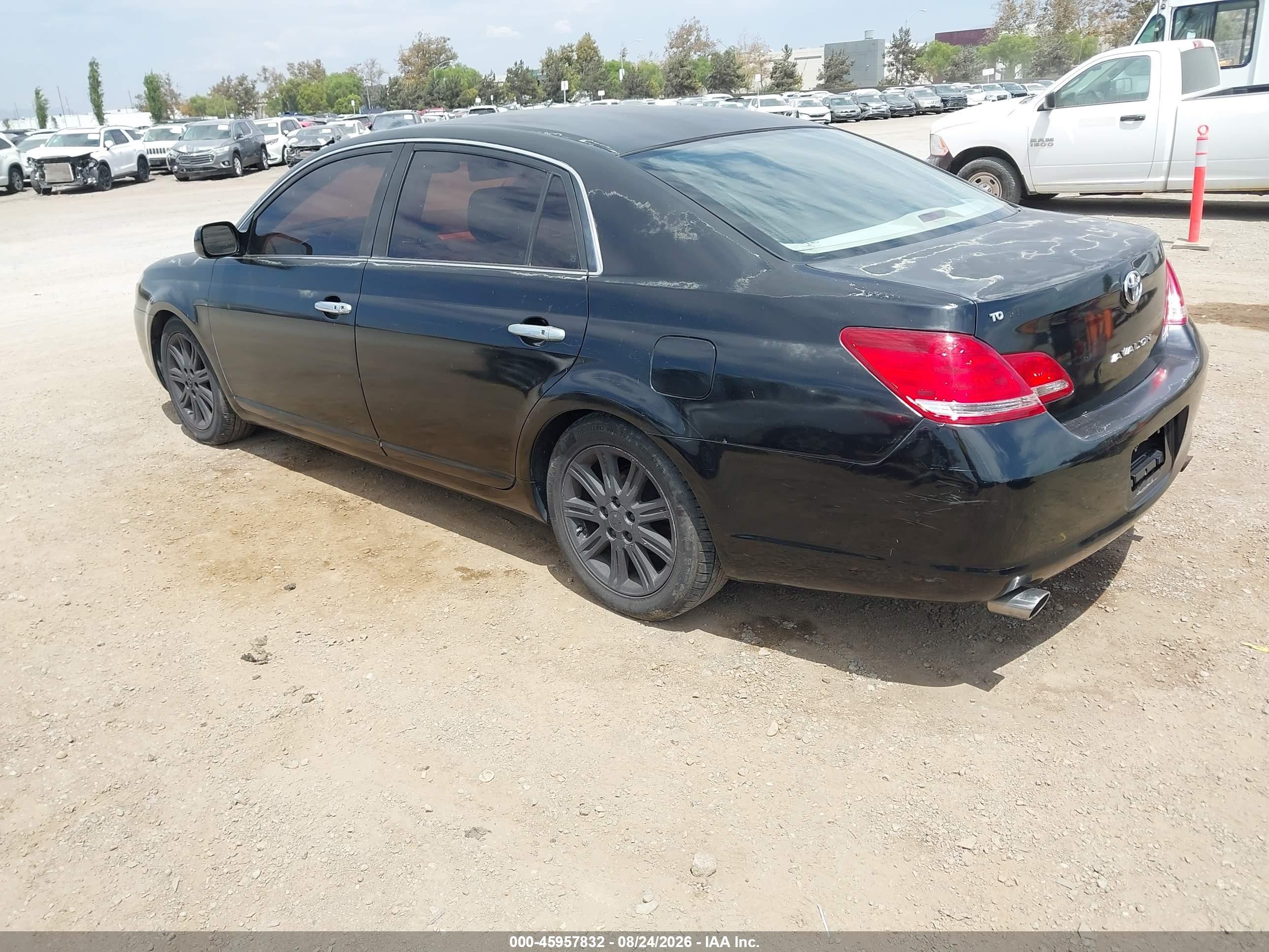 2007 Toyota Avalon Limited Black vin: 4T1BK36B77U226404