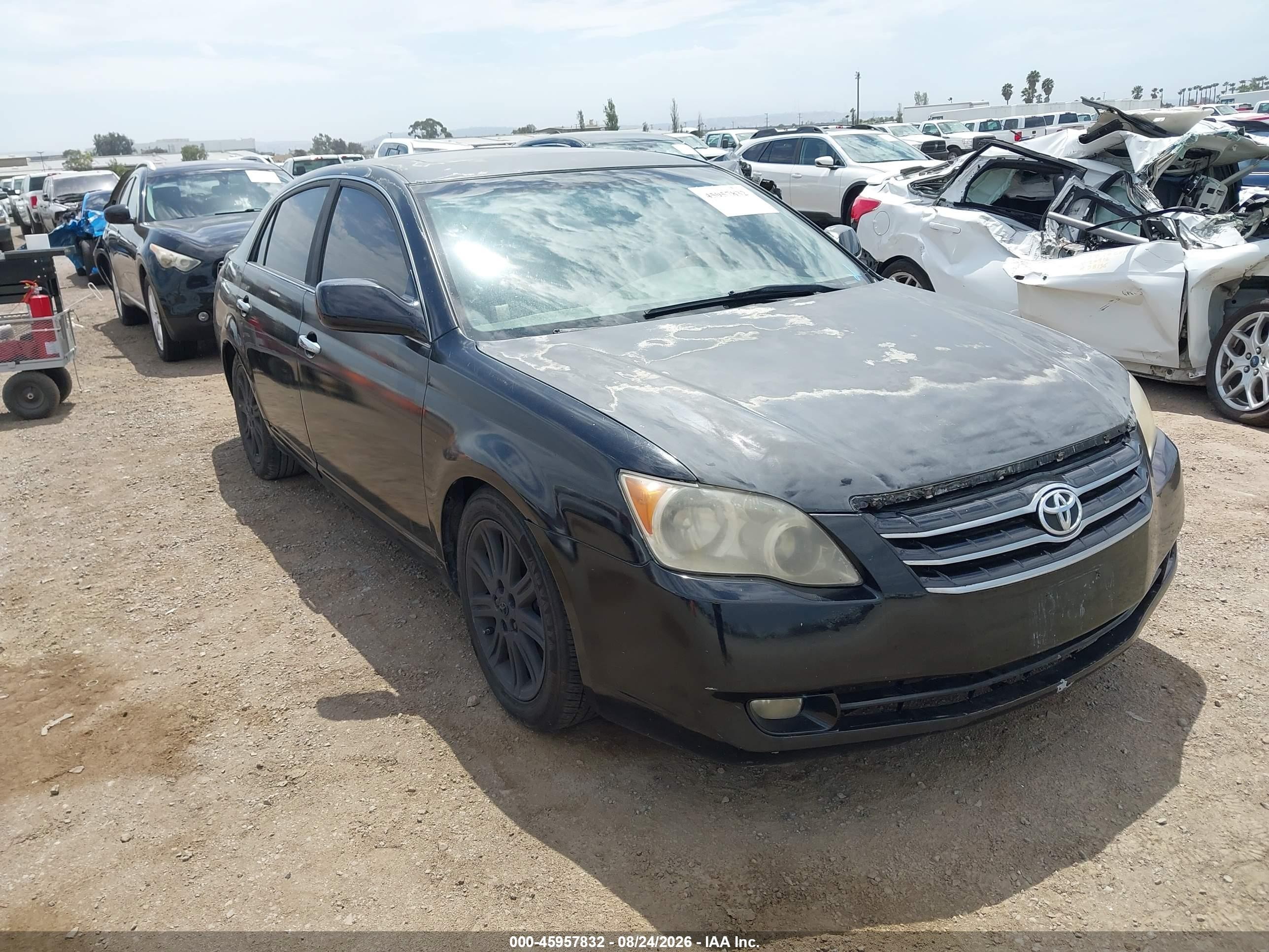 2007 Toyota Avalon Limited Black vin: 4T1BK36B77U226404