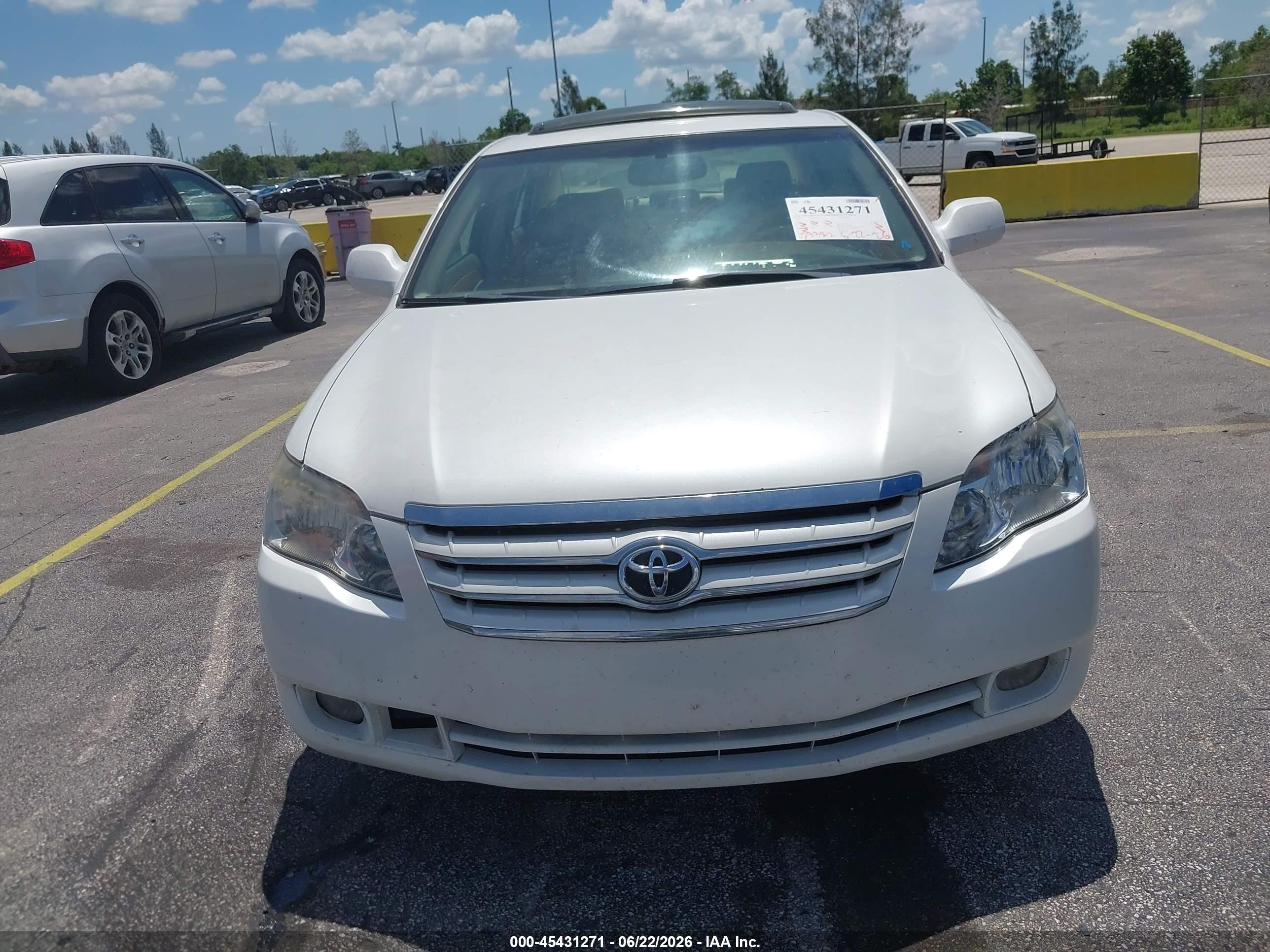 2007 Toyota Avalon Xl/xls/touring/limited White vin: 4T1BK36B77U236365