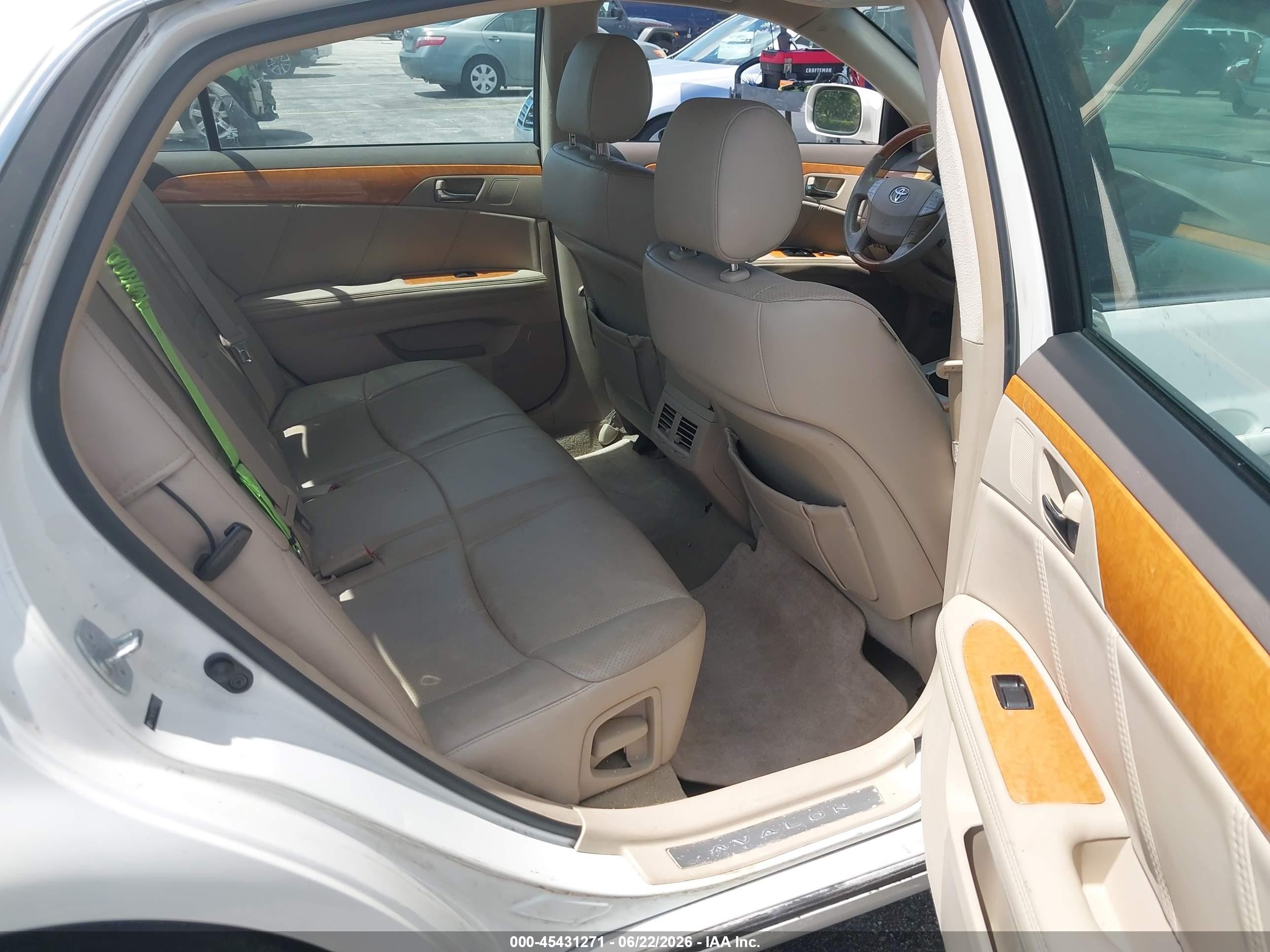 2007 Toyota Avalon Xl/xls/touring/limited White vin: 4T1BK36B77U236365