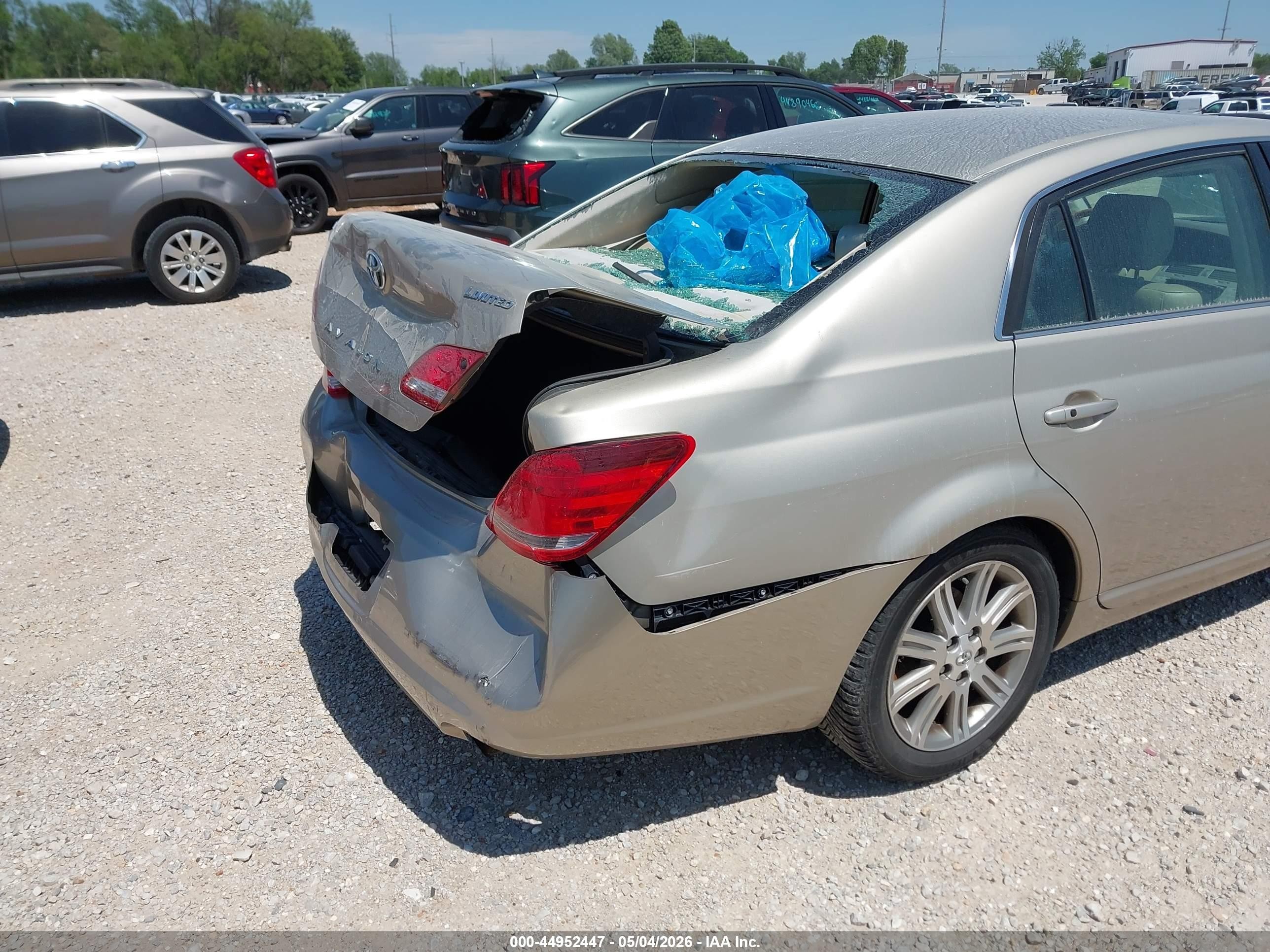 2007 Toyota Avalon Limited Gold vin: 4T1BK36B77U245518