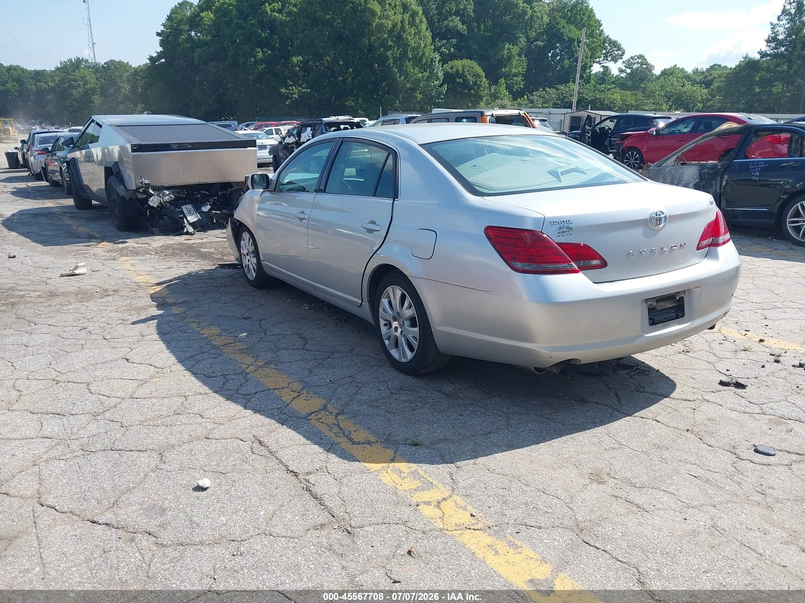 2008 Toyota Avalon Xls Silver vin: 4T1BK36B78U255564