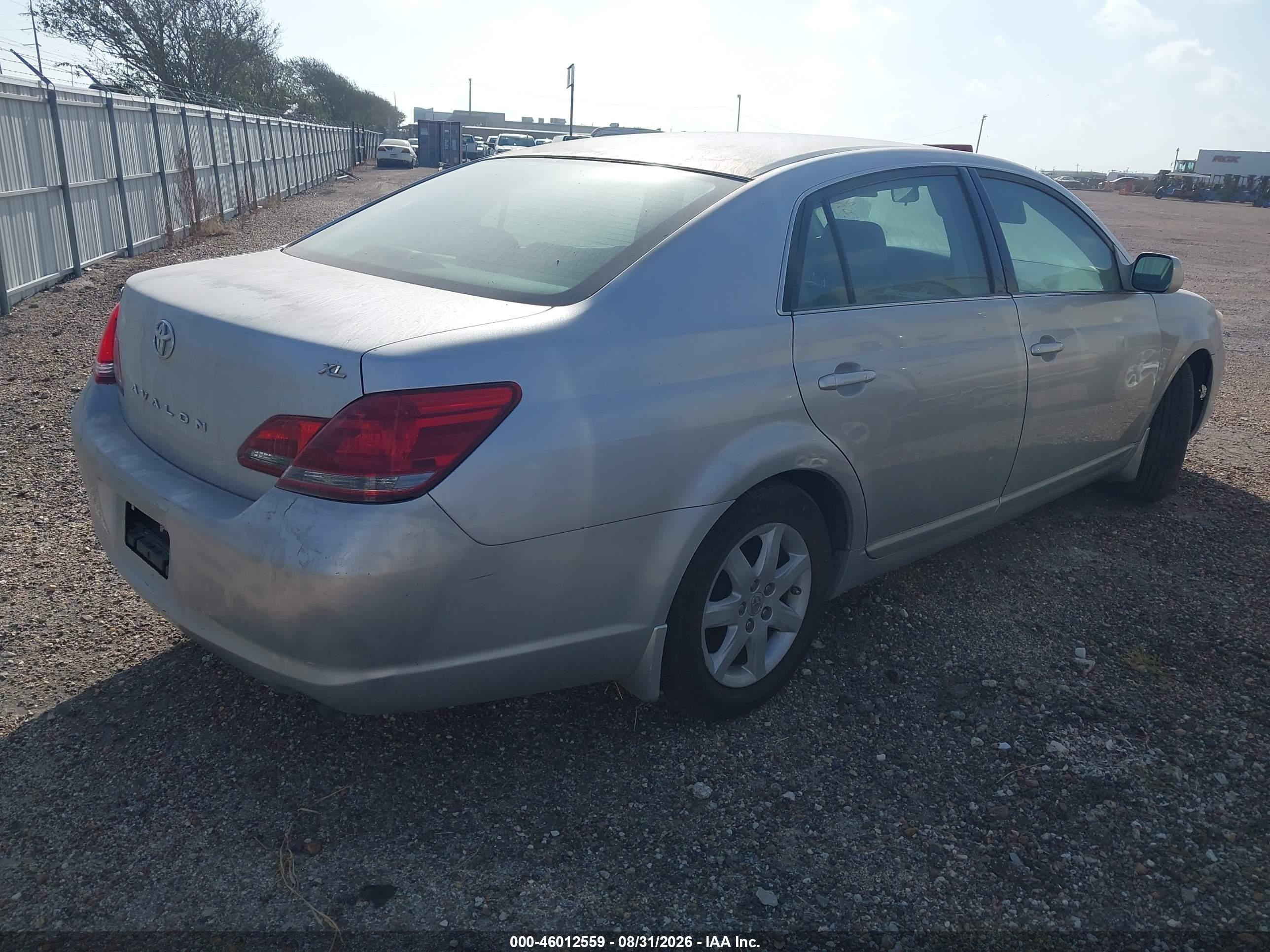 2008 Toyota Avalon Xl Silver vin: 4T1BK36B78U264863