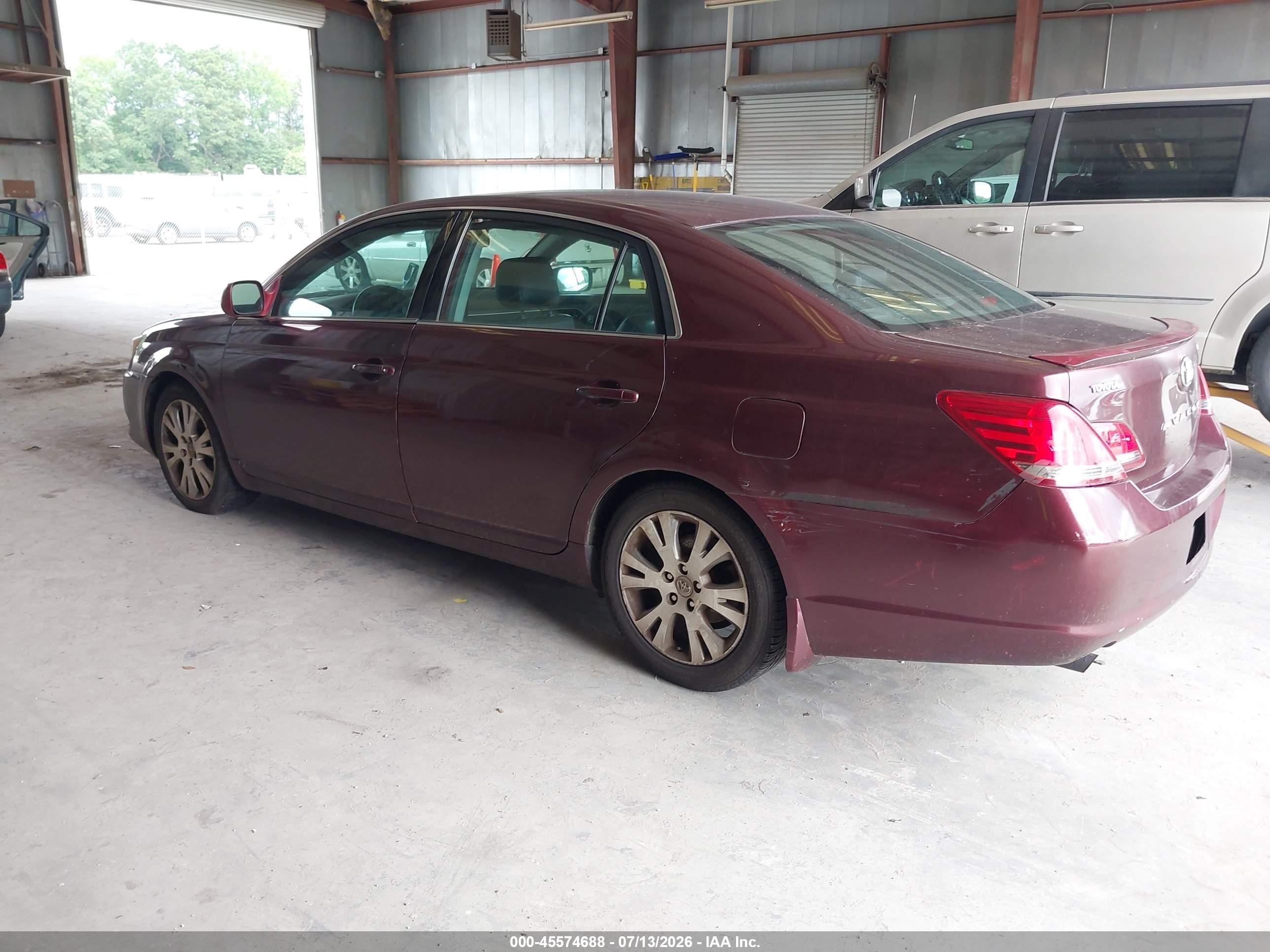 2008 Toyota Avalon Touring Burgundy vin: 4T1BK36B78U280741