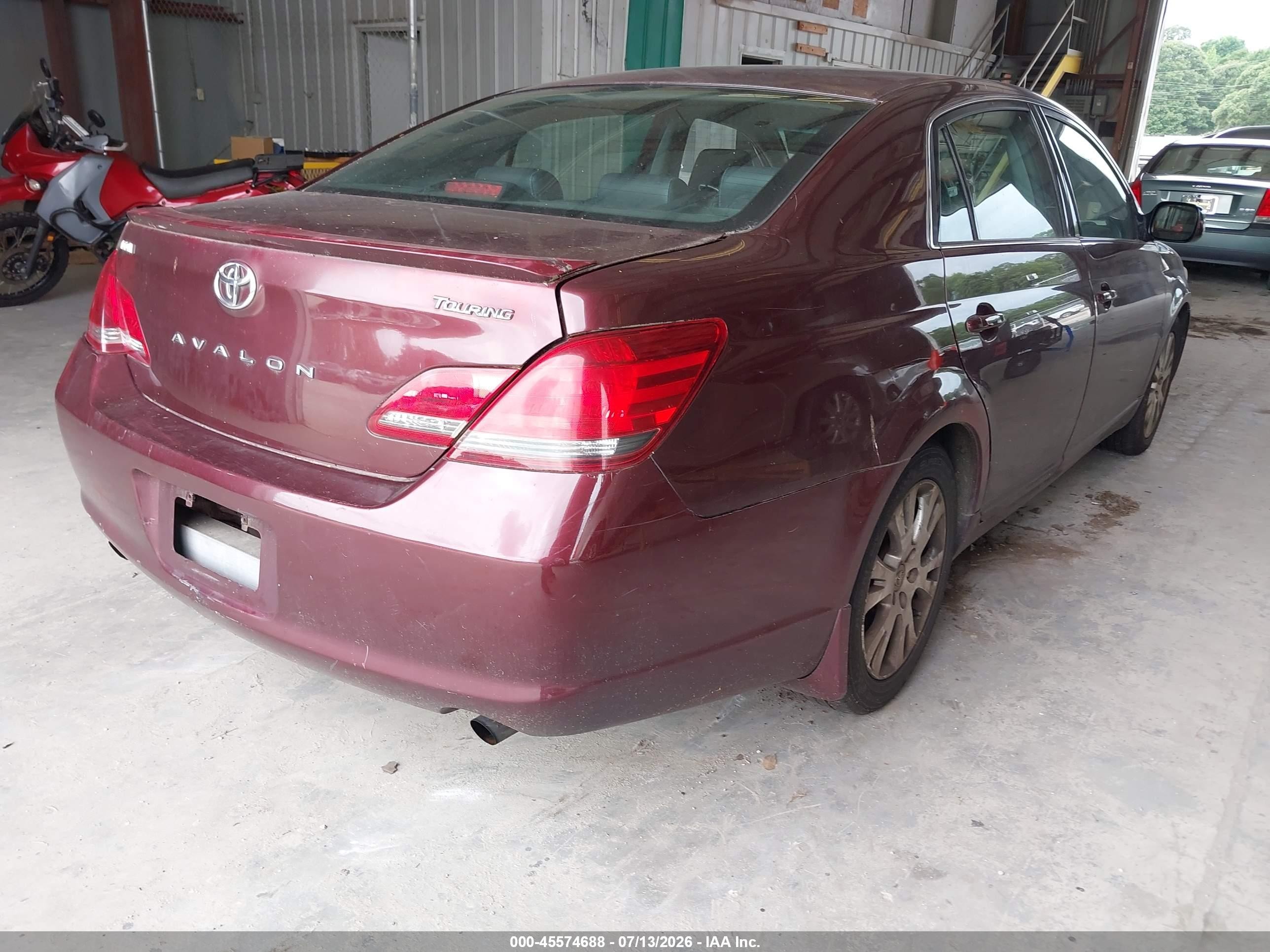 2008 Toyota Avalon Touring Burgundy vin: 4T1BK36B78U280741