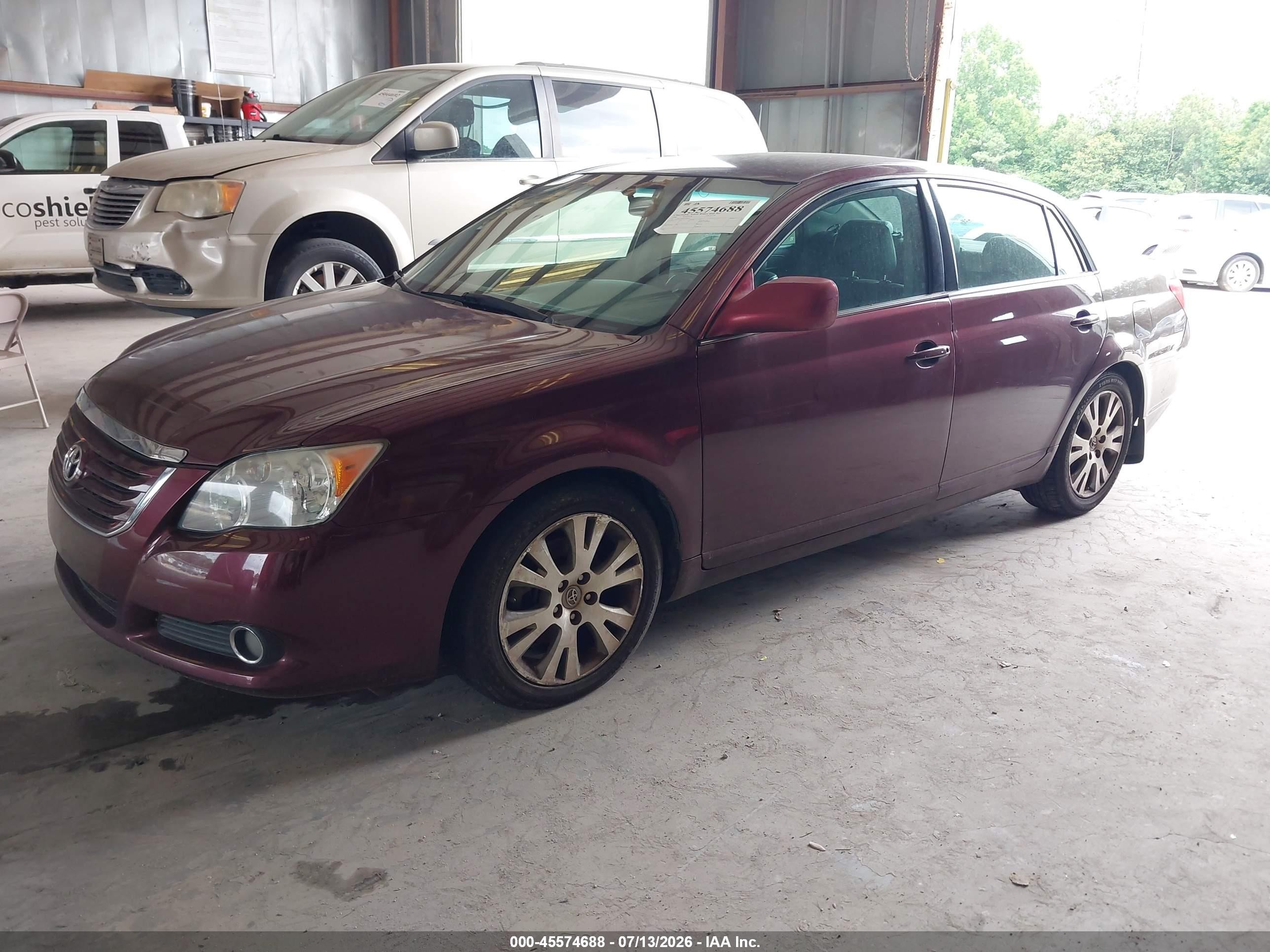 2008 Toyota Avalon Touring Burgundy vin: 4T1BK36B78U280741