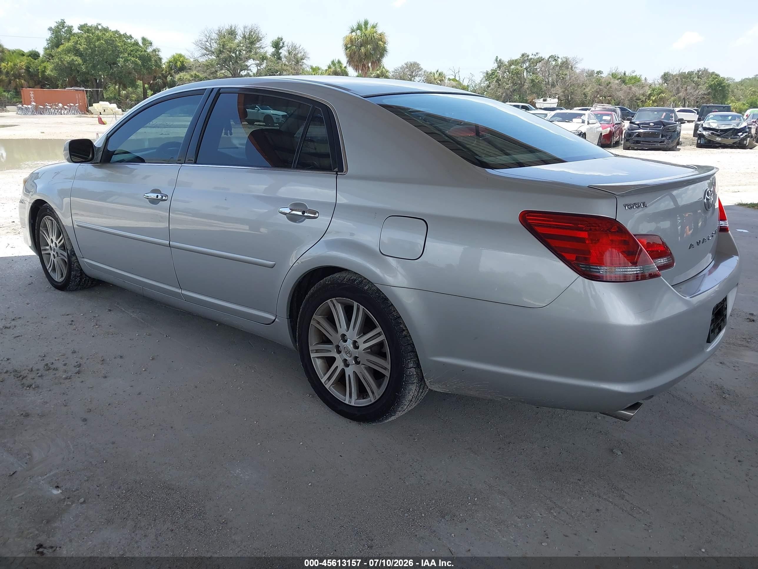 2008 Toyota Avalon Limited Серебряный vin: 4T1BK36B78U287639
