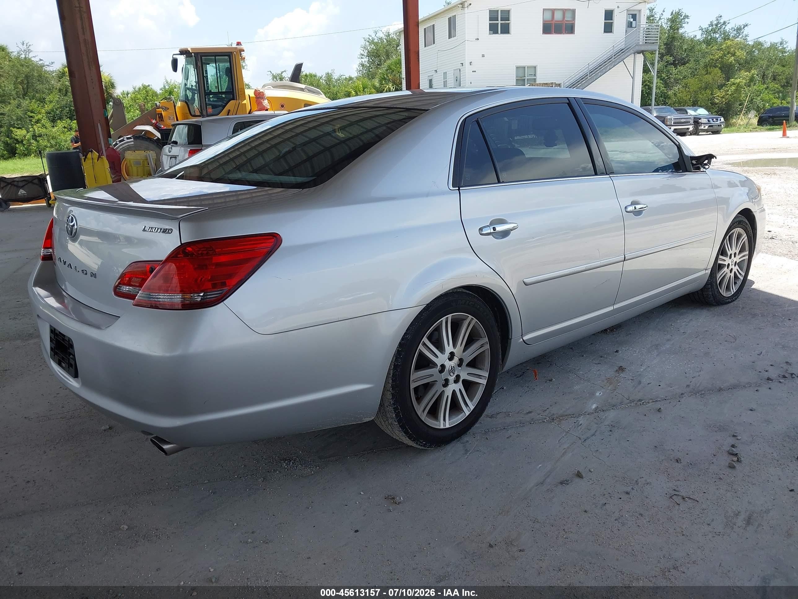2008 Toyota Avalon Limited Серебряный vin: 4T1BK36B78U287639