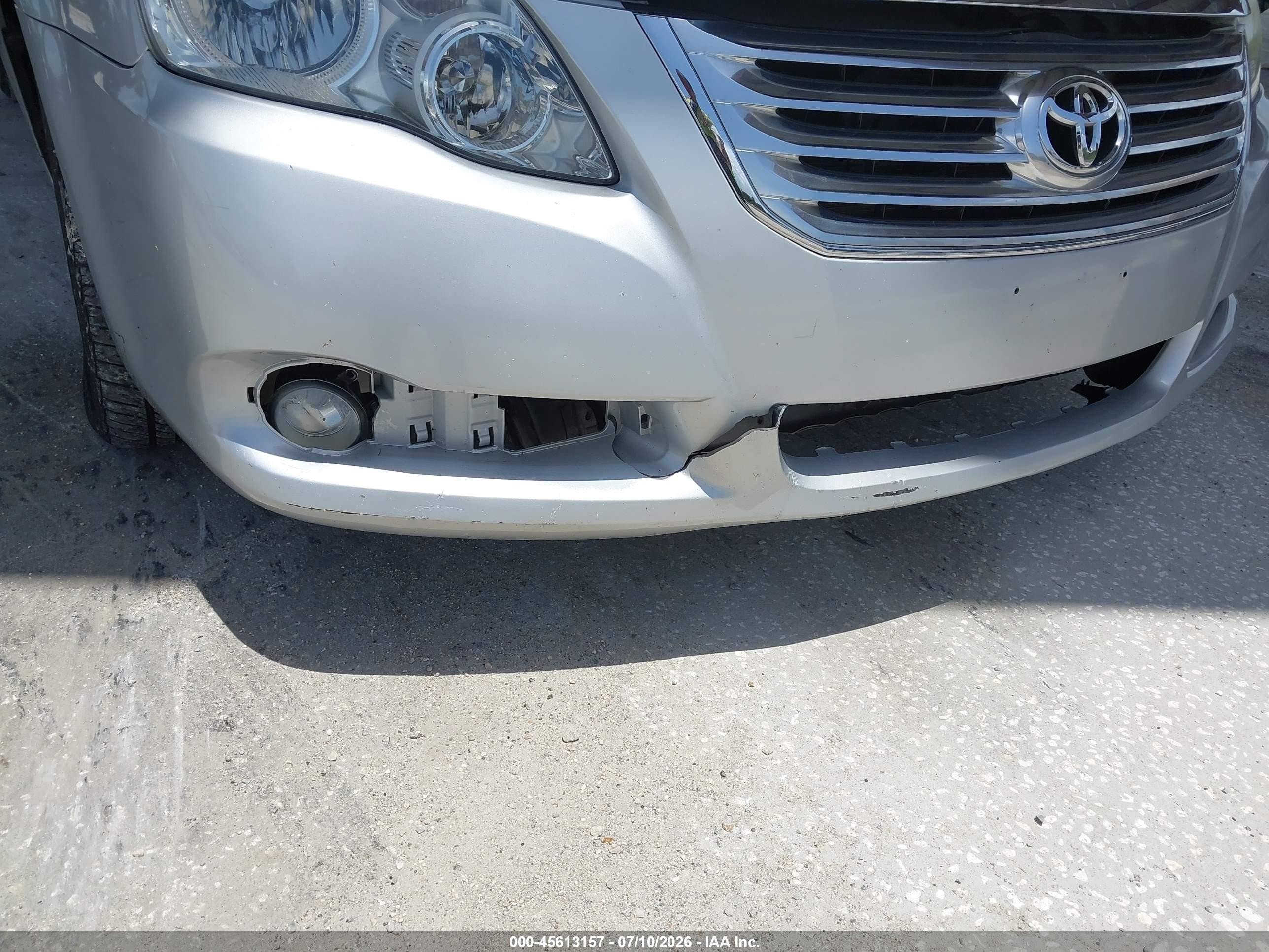 2008 Toyota Avalon Limited Серебряный vin: 4T1BK36B78U287639