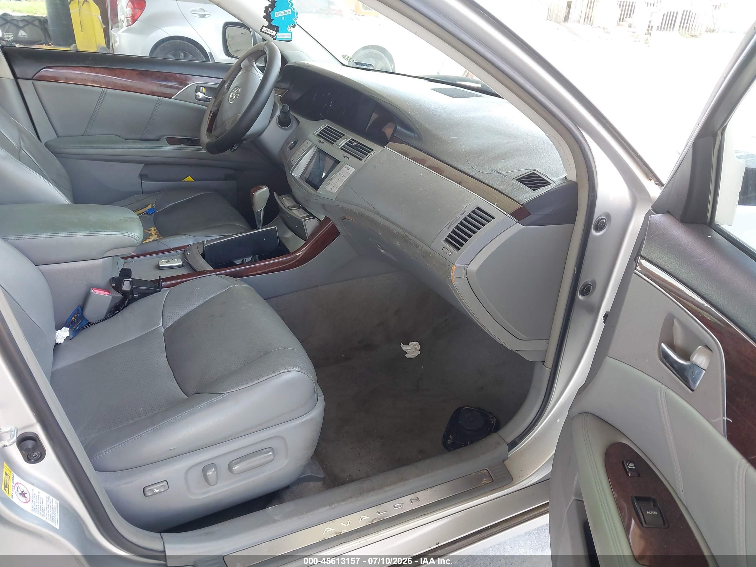 2008 Toyota Avalon Limited Серебряный vin: 4T1BK36B78U287639