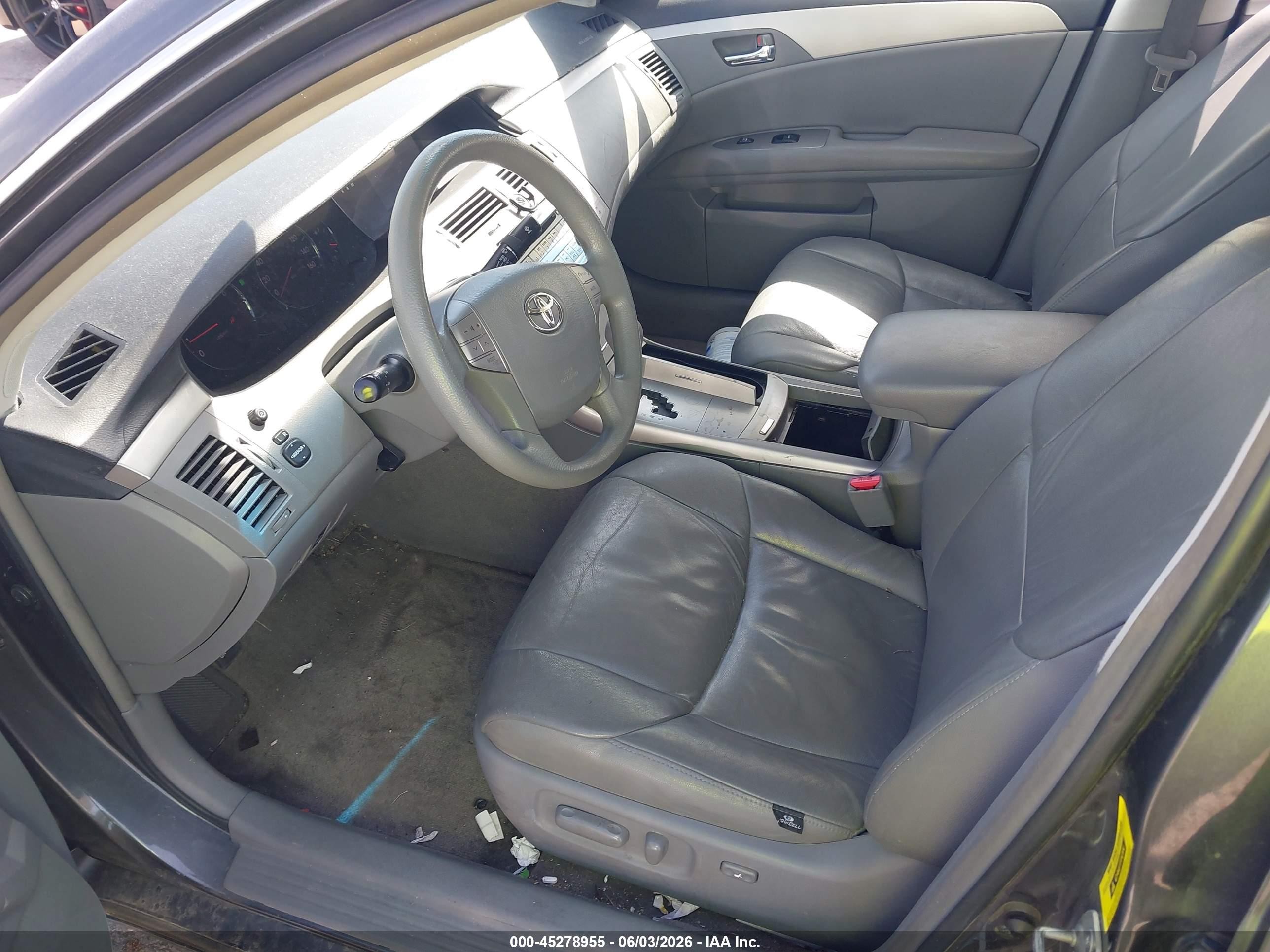 2008 Toyota Avalon Xl Gray vin: 4T1BK36B78U287785