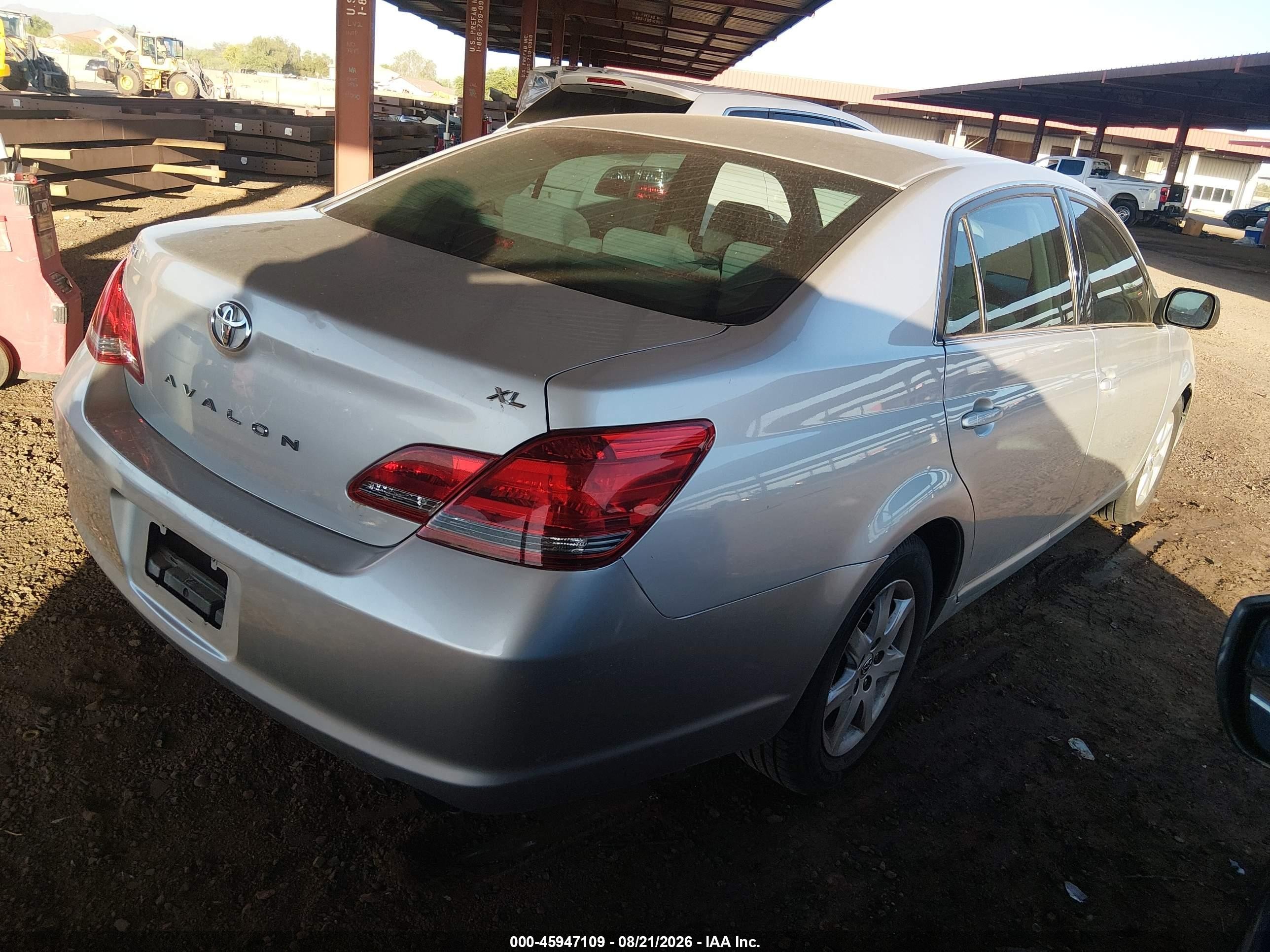 2008 Toyota Avalon Xl Silver vin: 4T1BK36B78U301524