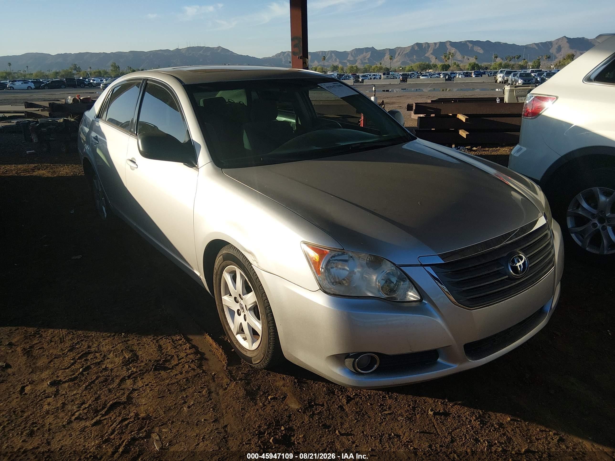 2008 Toyota Avalon Xl Silver vin: 4T1BK36B78U301524