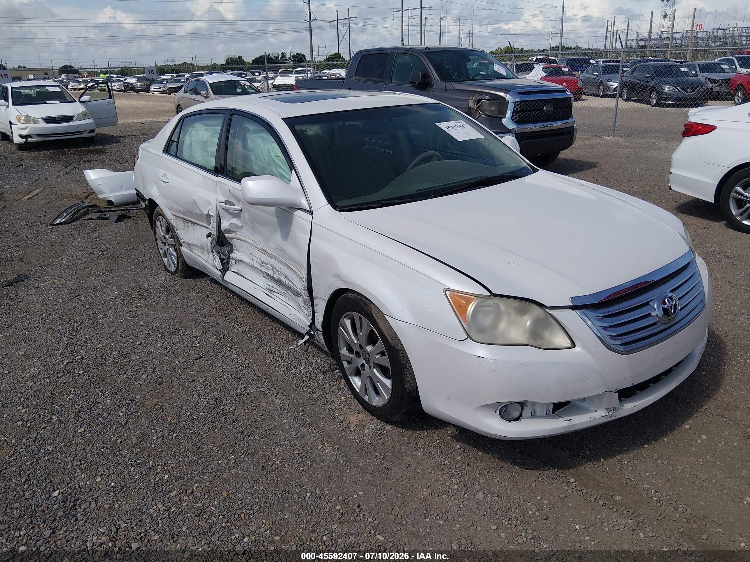 2008 Toyota Avalon Xl/xls/touring/limited Белый vin: 4T1BK36B78U302026