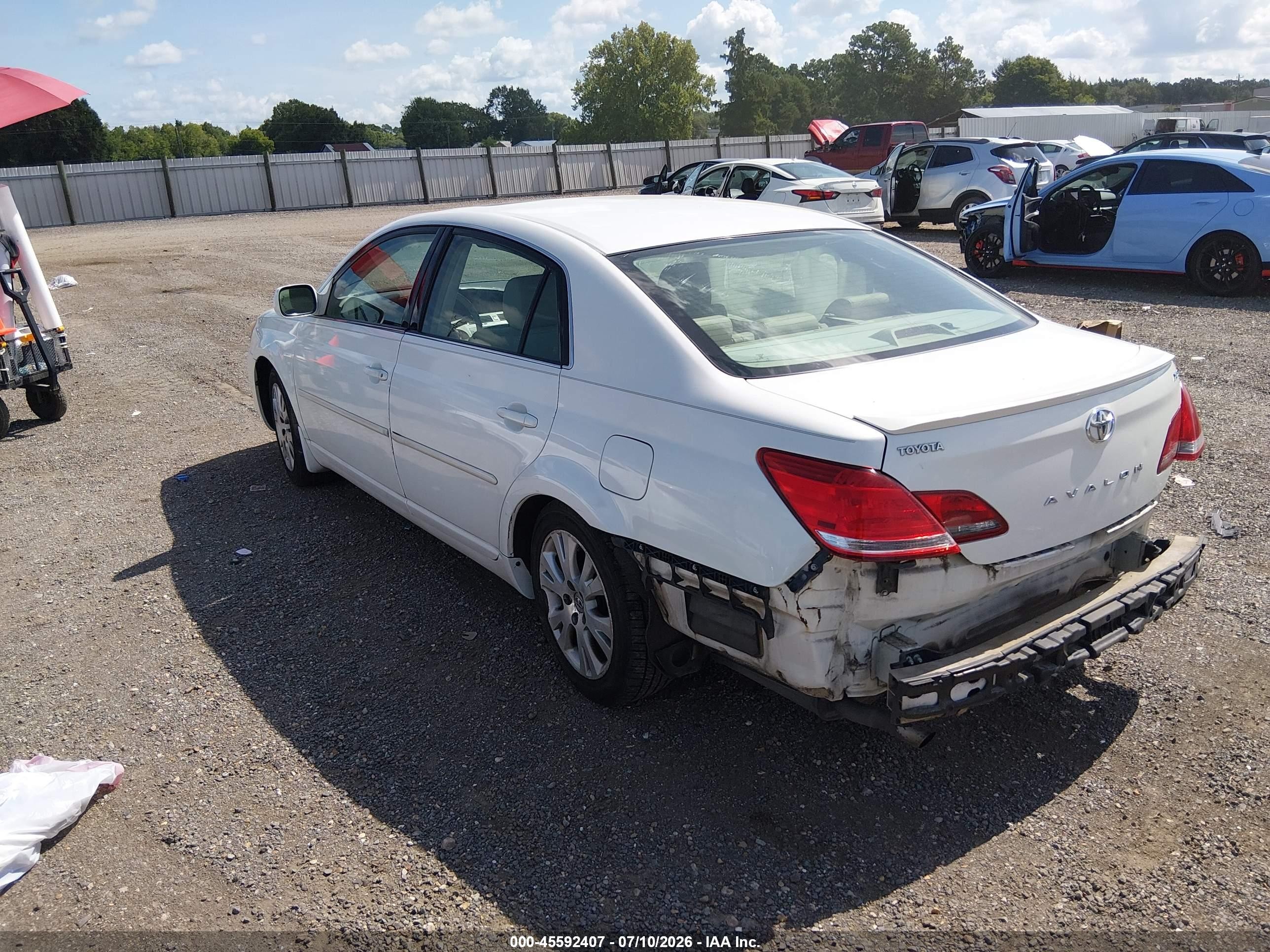2008 Toyota Avalon Xl/xls/touring/limited Белый vin: 4T1BK36B78U302026