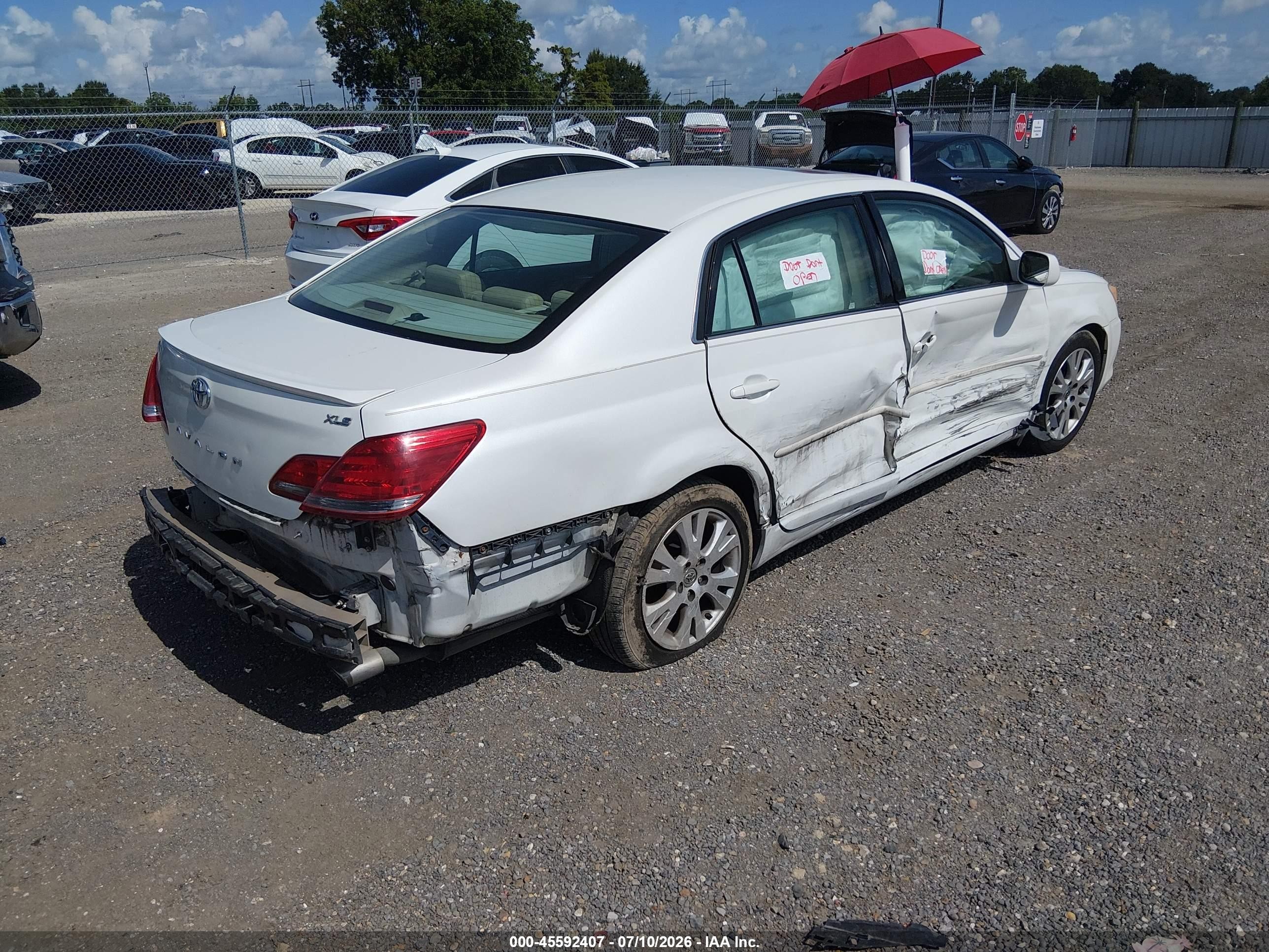2008 Toyota Avalon Xl/xls/touring/limited Белый vin: 4T1BK36B78U302026