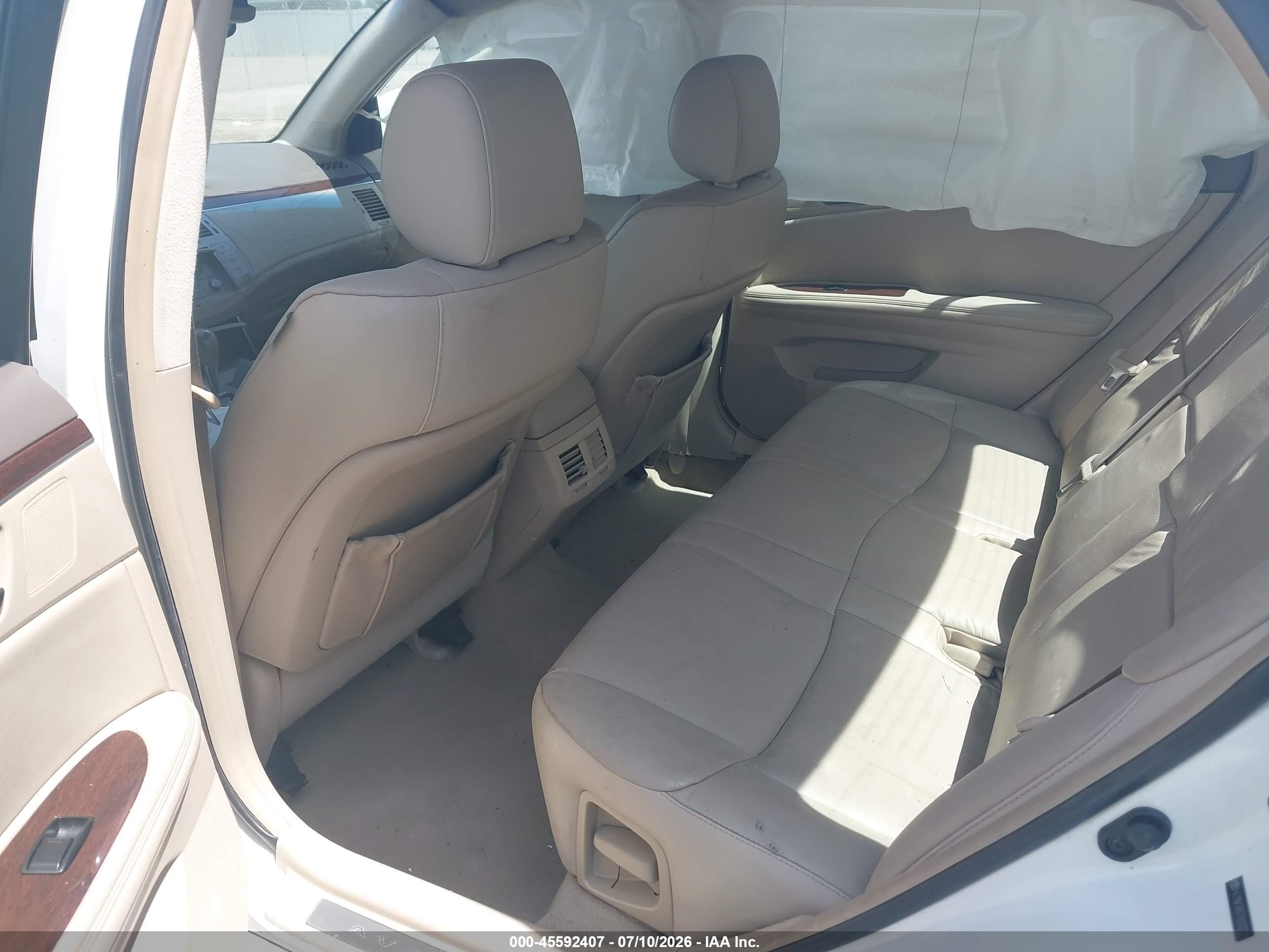 2008 Toyota Avalon Xl/xls/touring/limited Белый vin: 4T1BK36B78U302026