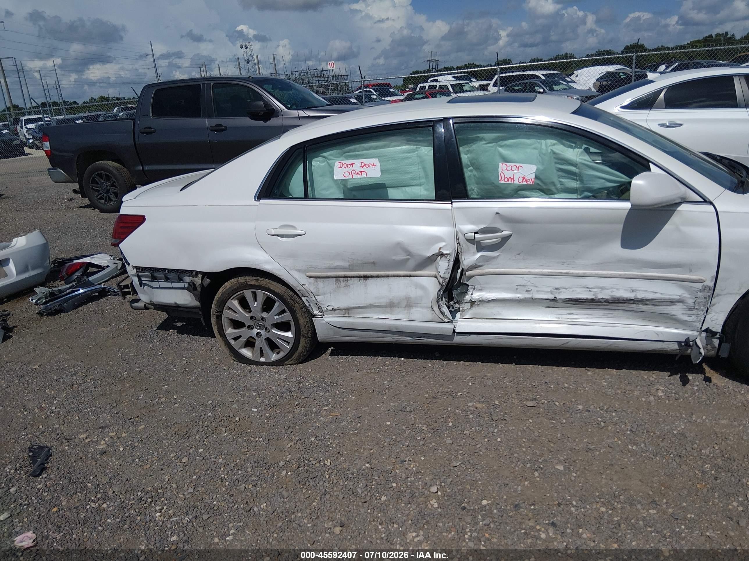 2008 Toyota Avalon Xl/xls/touring/limited Белый vin: 4T1BK36B78U302026