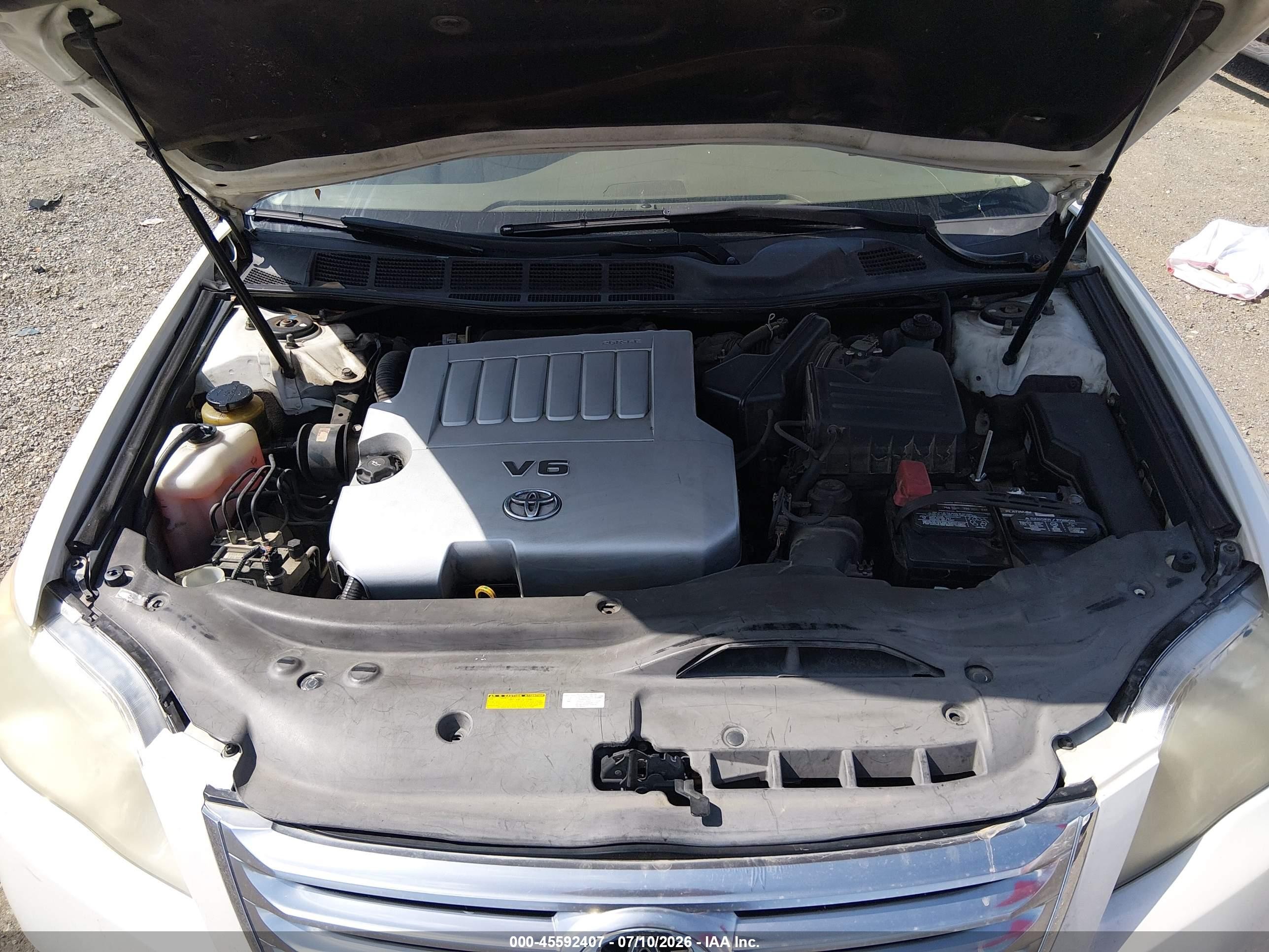 2008 Toyota Avalon Xl/xls/touring/limited Белый vin: 4T1BK36B78U302026