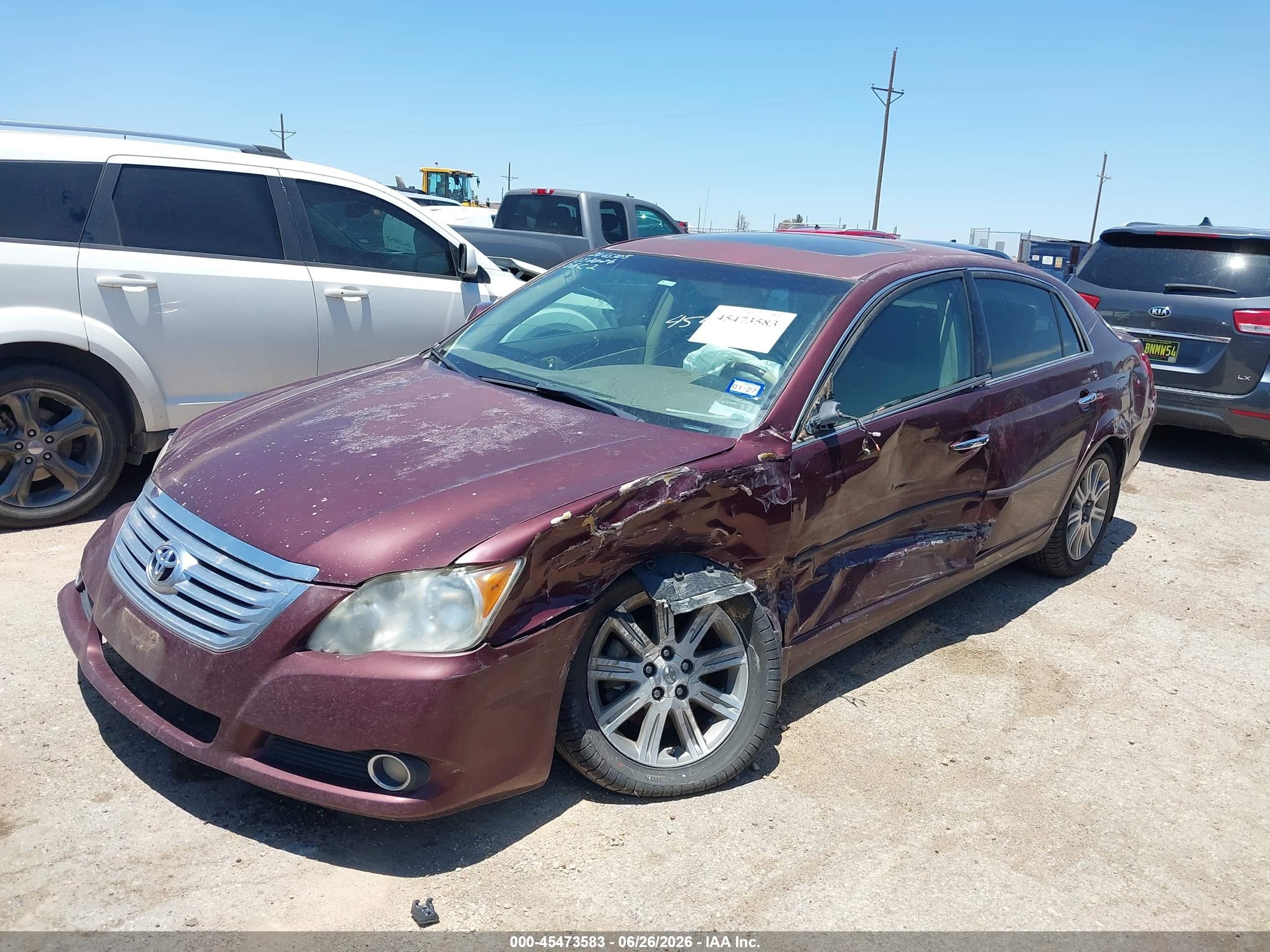 2009 Toyota Avalon Limited Burgundy vin: 4T1BK36B79U348912