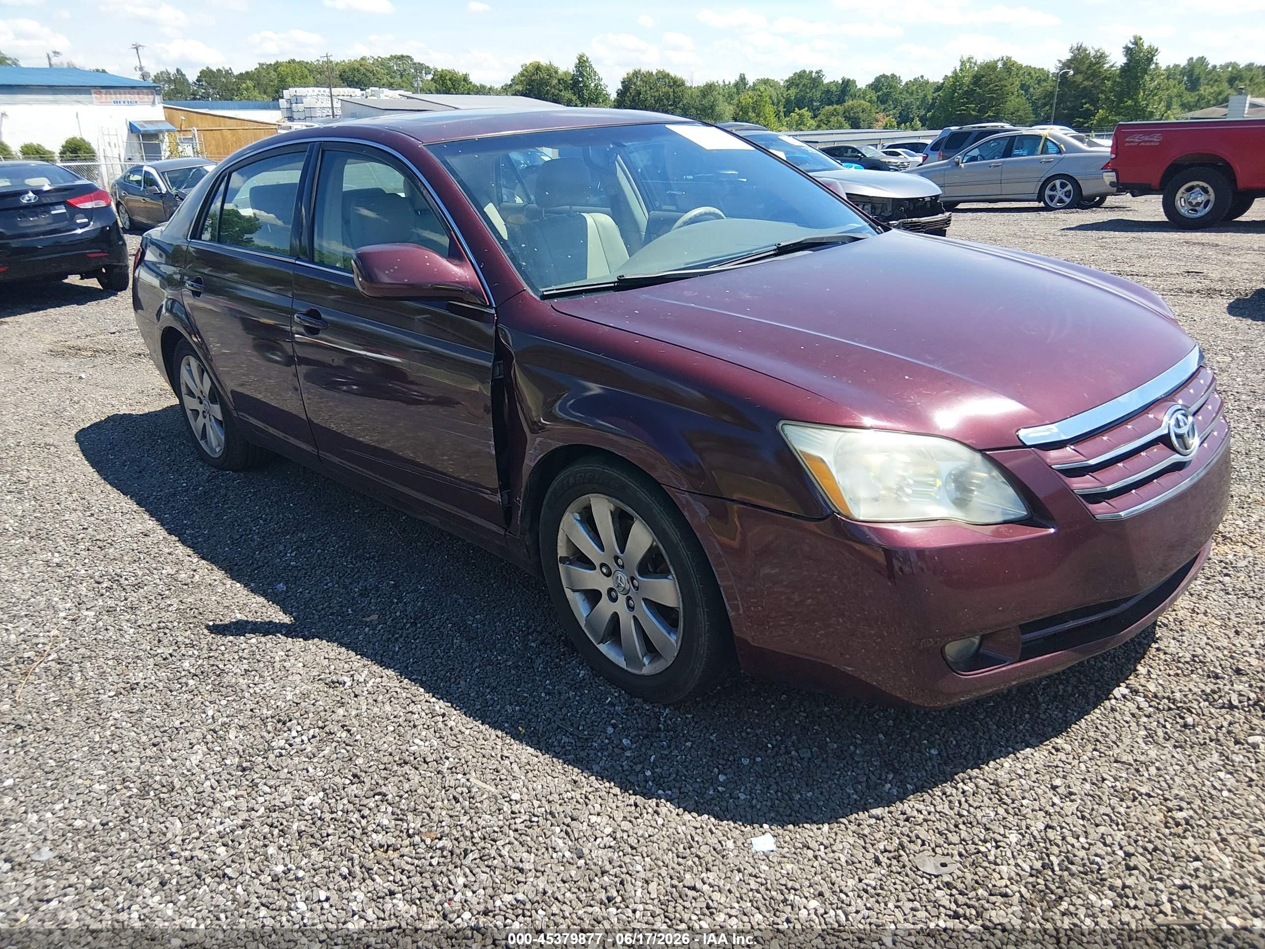 2005 Toyota Avalon Xls Burgundy vin: 4T1BK36B85U011546