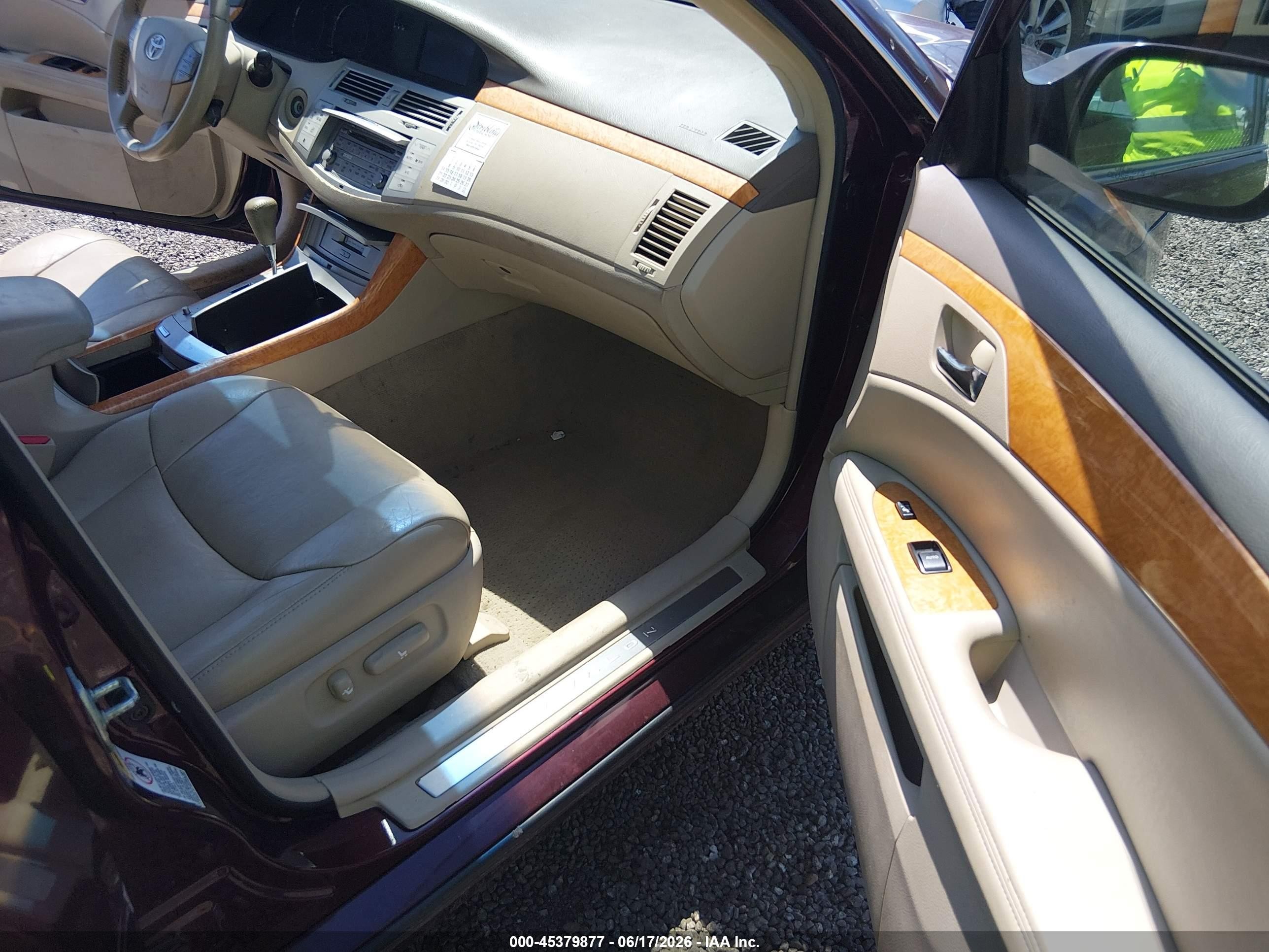 2005 Toyota Avalon Xls Burgundy vin: 4T1BK36B85U011546