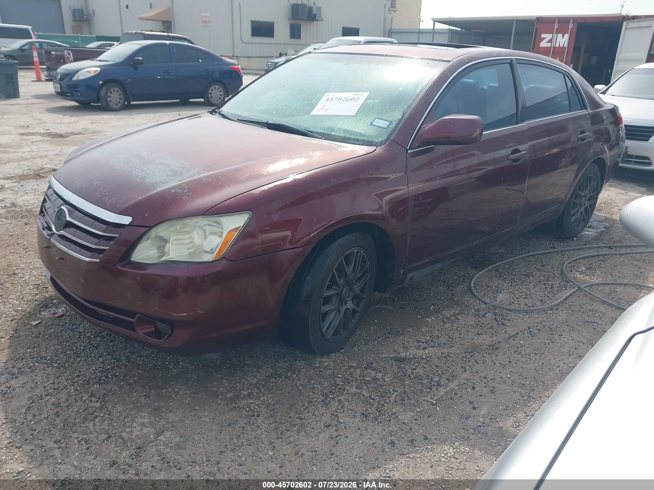 2005 Toyota Avalon Xls Burgundy vin: 4T1BK36B85U028251