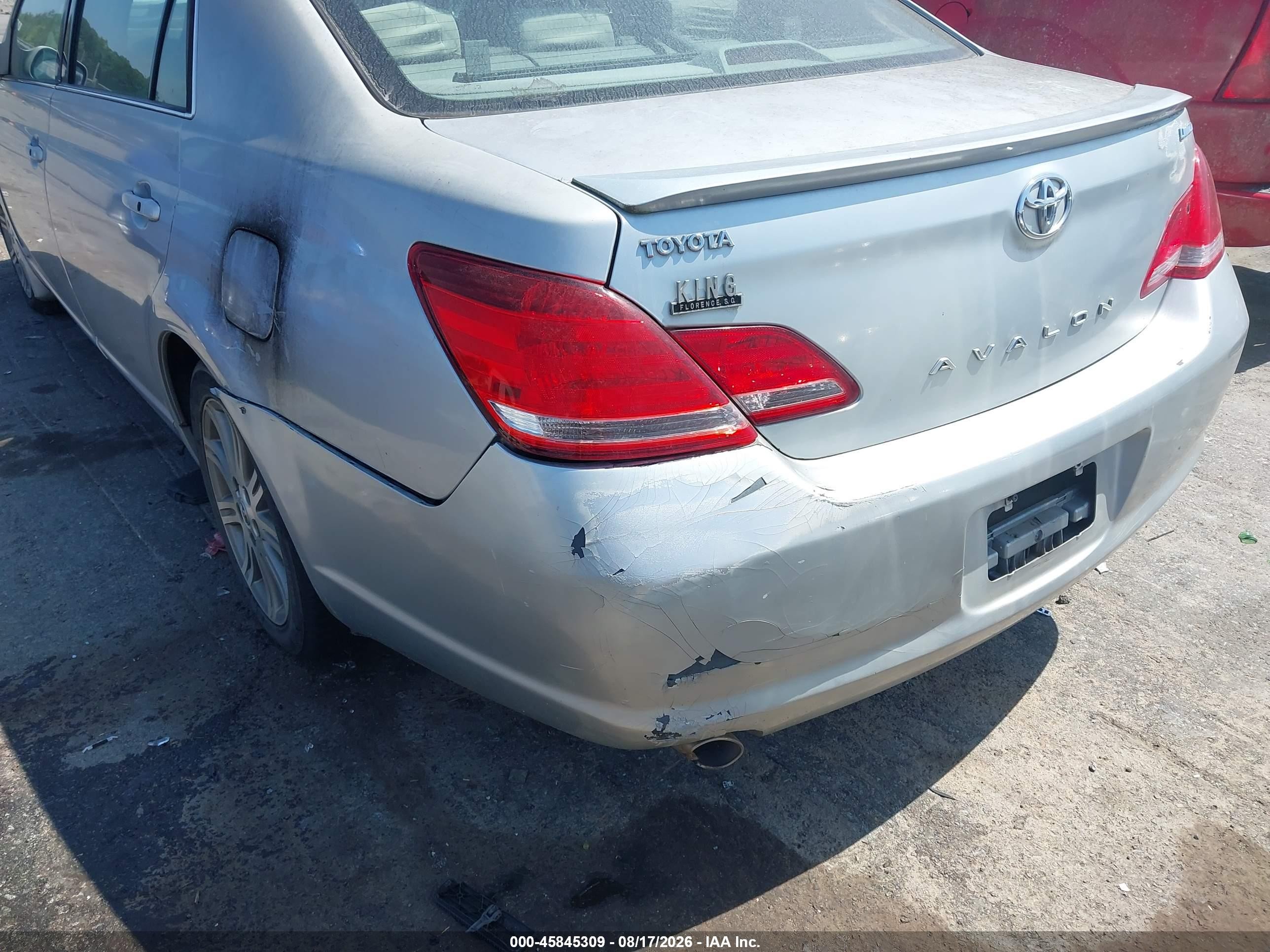 2006 Toyota Avalon Limited Серый vin: 4T1BK36B86U160265