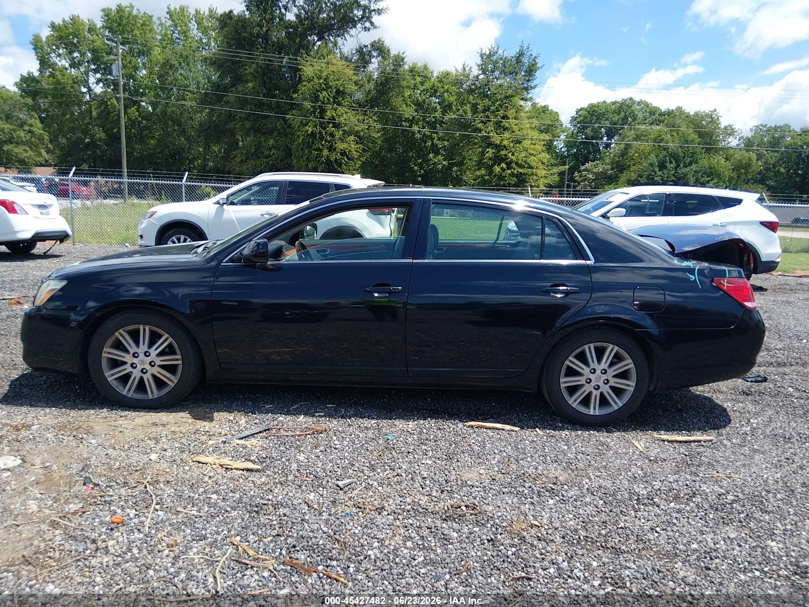 2007 Toyota Avalon Limited Black vin: 4T1BK36B87U171994
