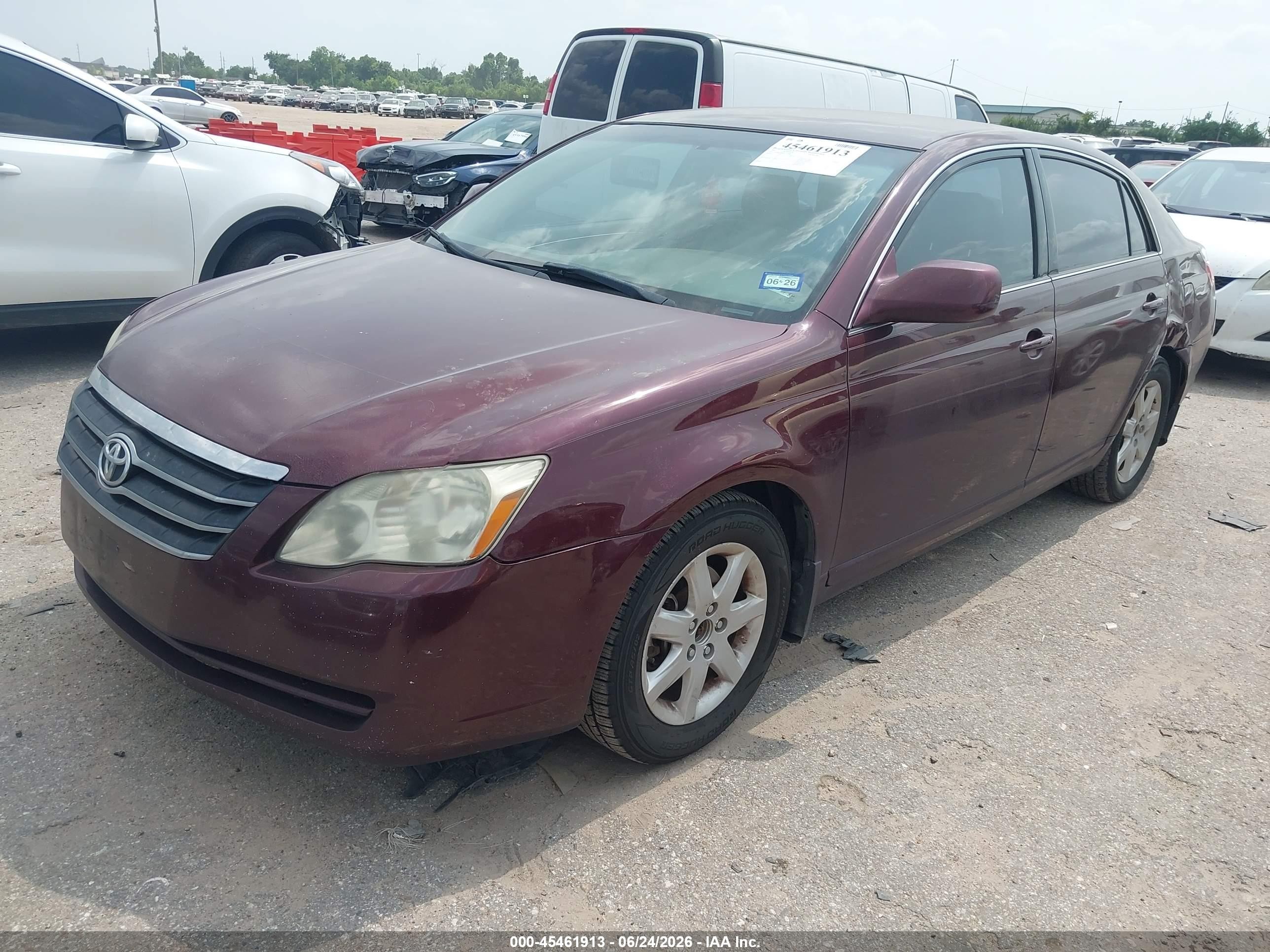 2007 Toyota Avalon Xl Burgundy vin: 4T1BK36B87U173986